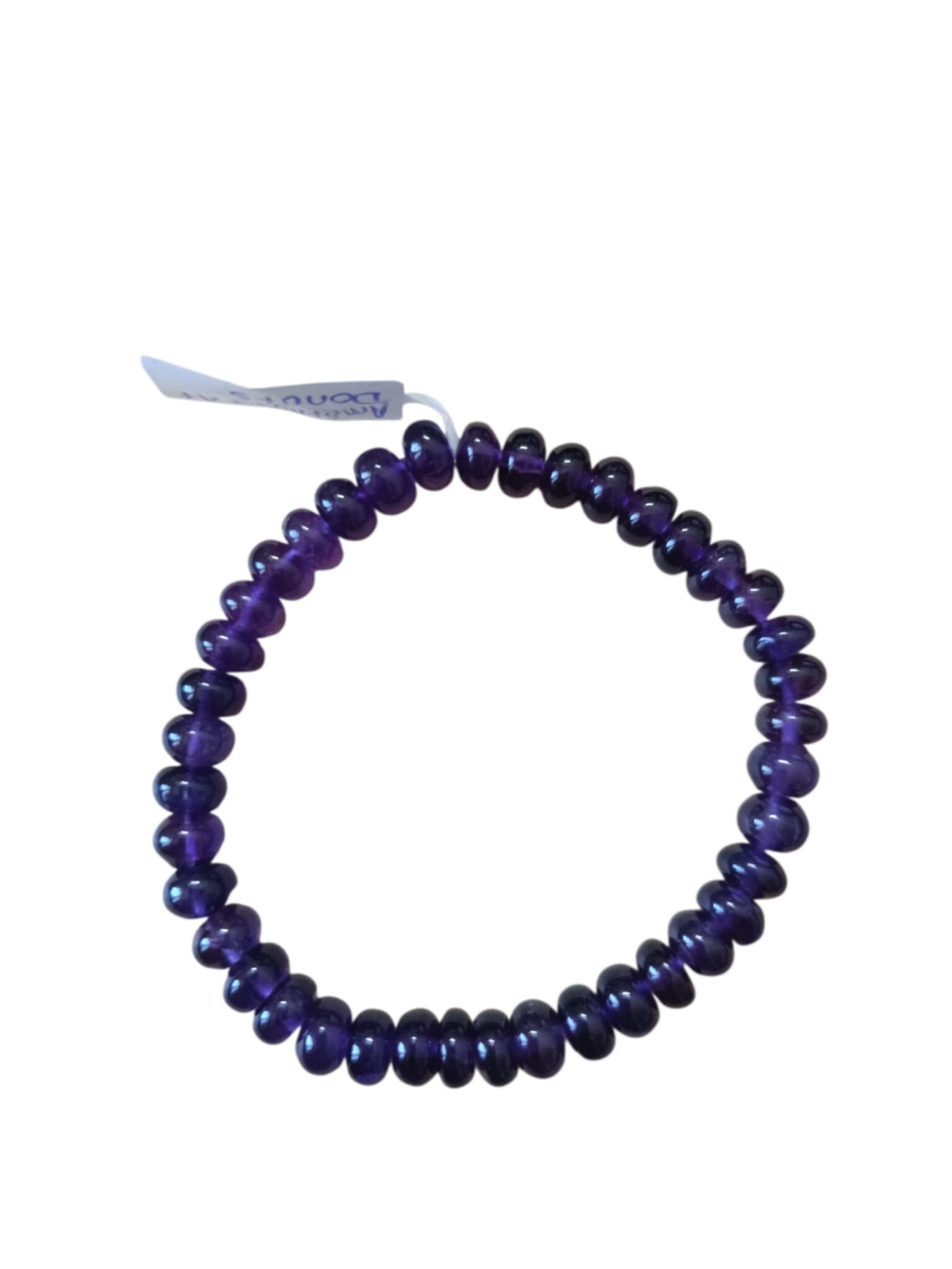 Bracelet Améthyste Donuts Grade A+