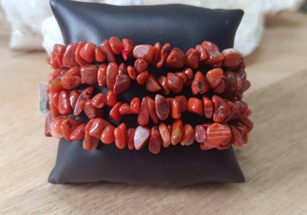Bracelet Jaspe Rouge Baroque