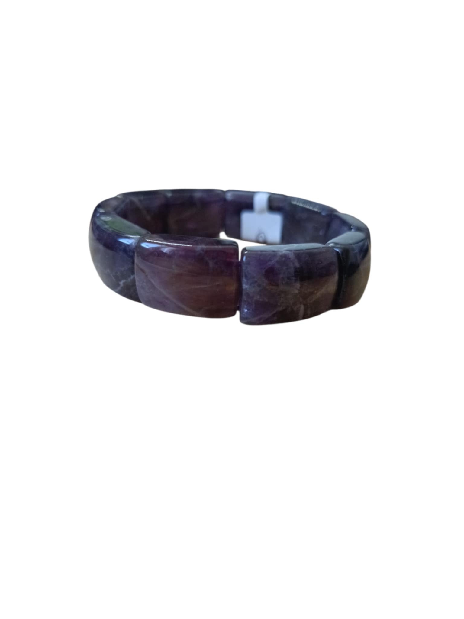 Bracelet Améthyste Rectangle Grade A+