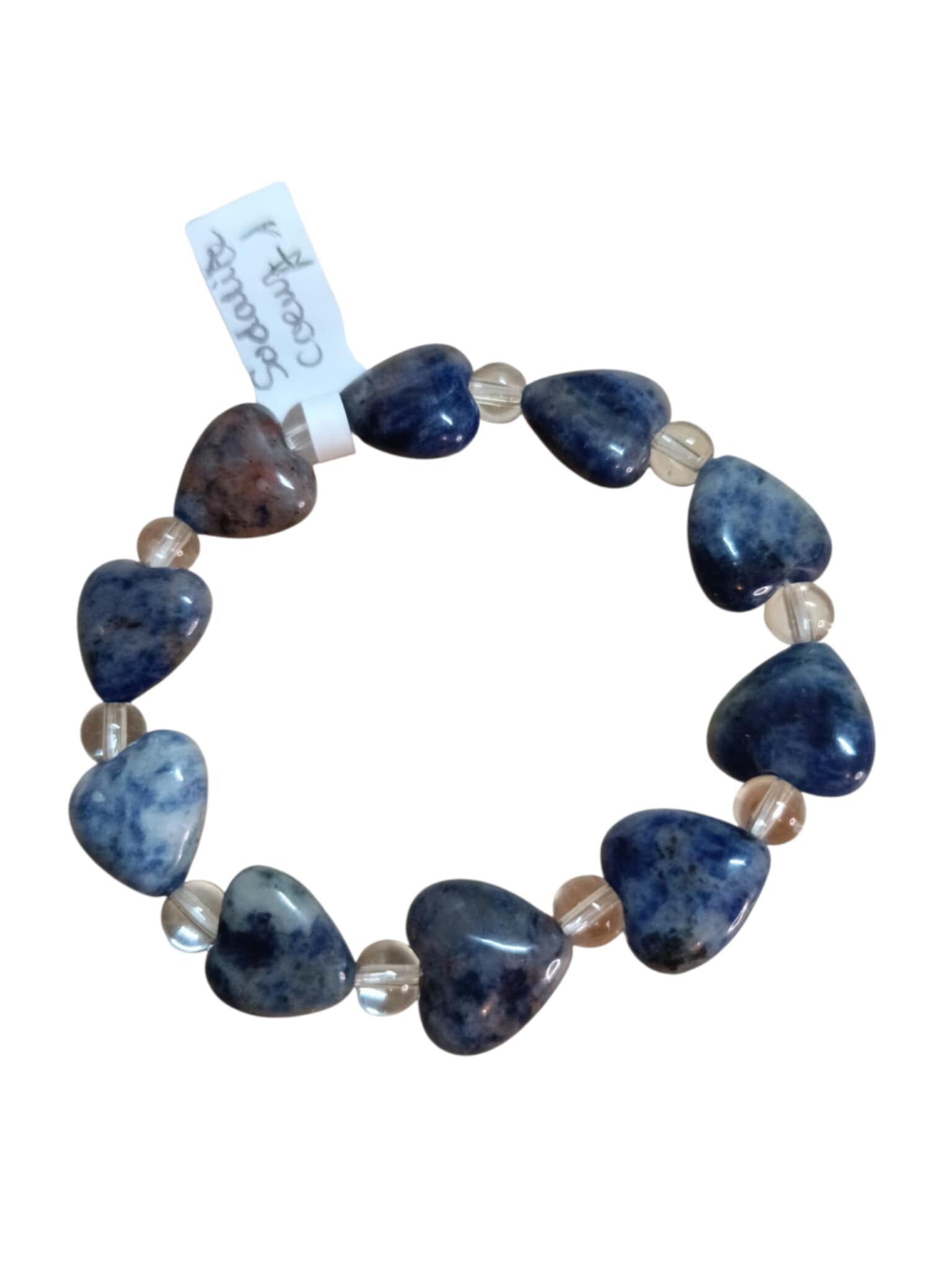 Bracelet Sodalite 2A " Coeur "
