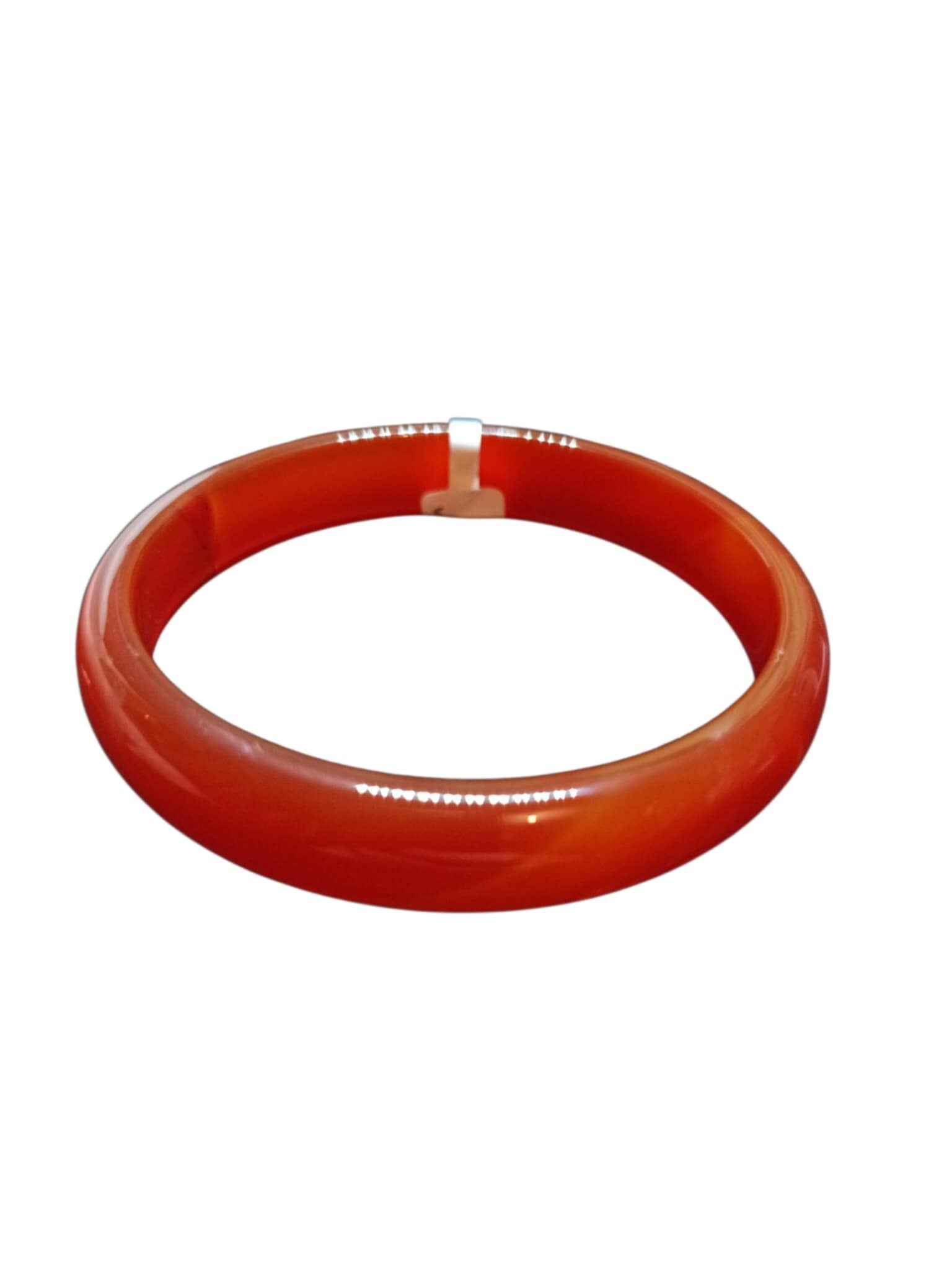 Bangle Agate Rouge taille 67.7mm