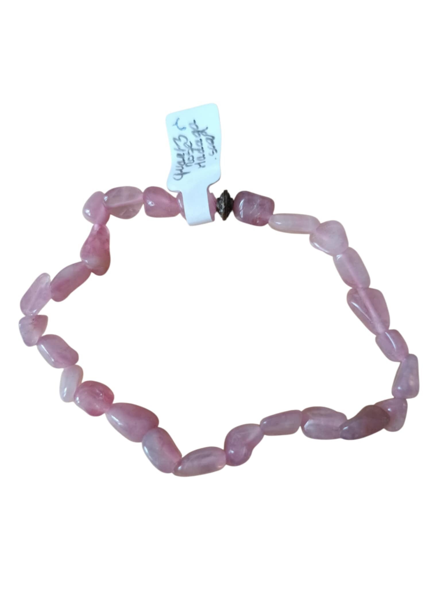 Bracelet Quartz Rose Violet de Madagascar Forme Libre