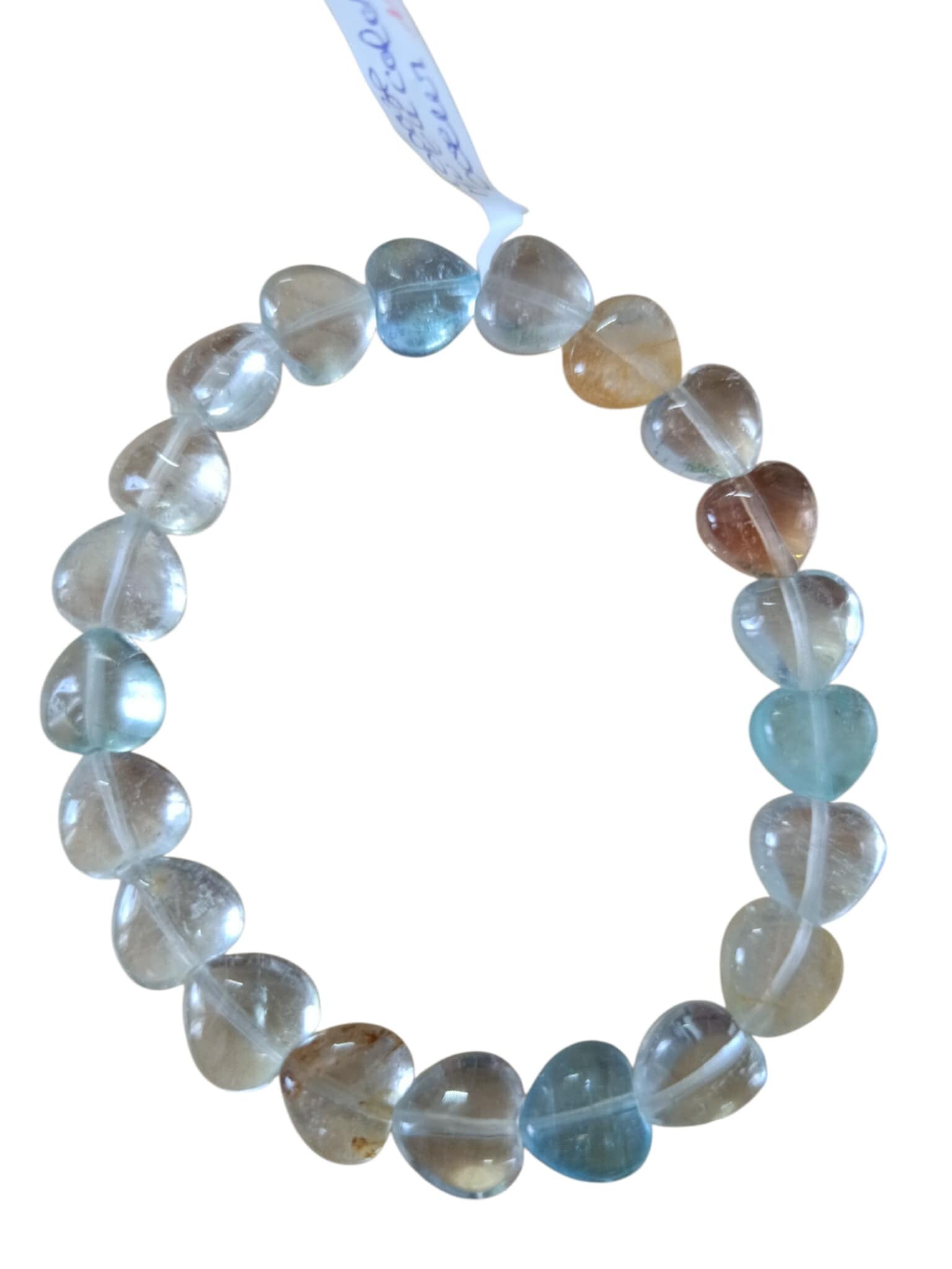 Bracelet Topaze Multicolore " Coeur "