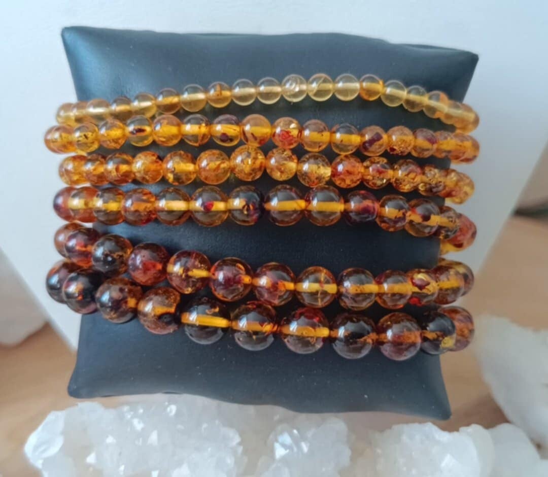 Bracelet Ambre Jaune