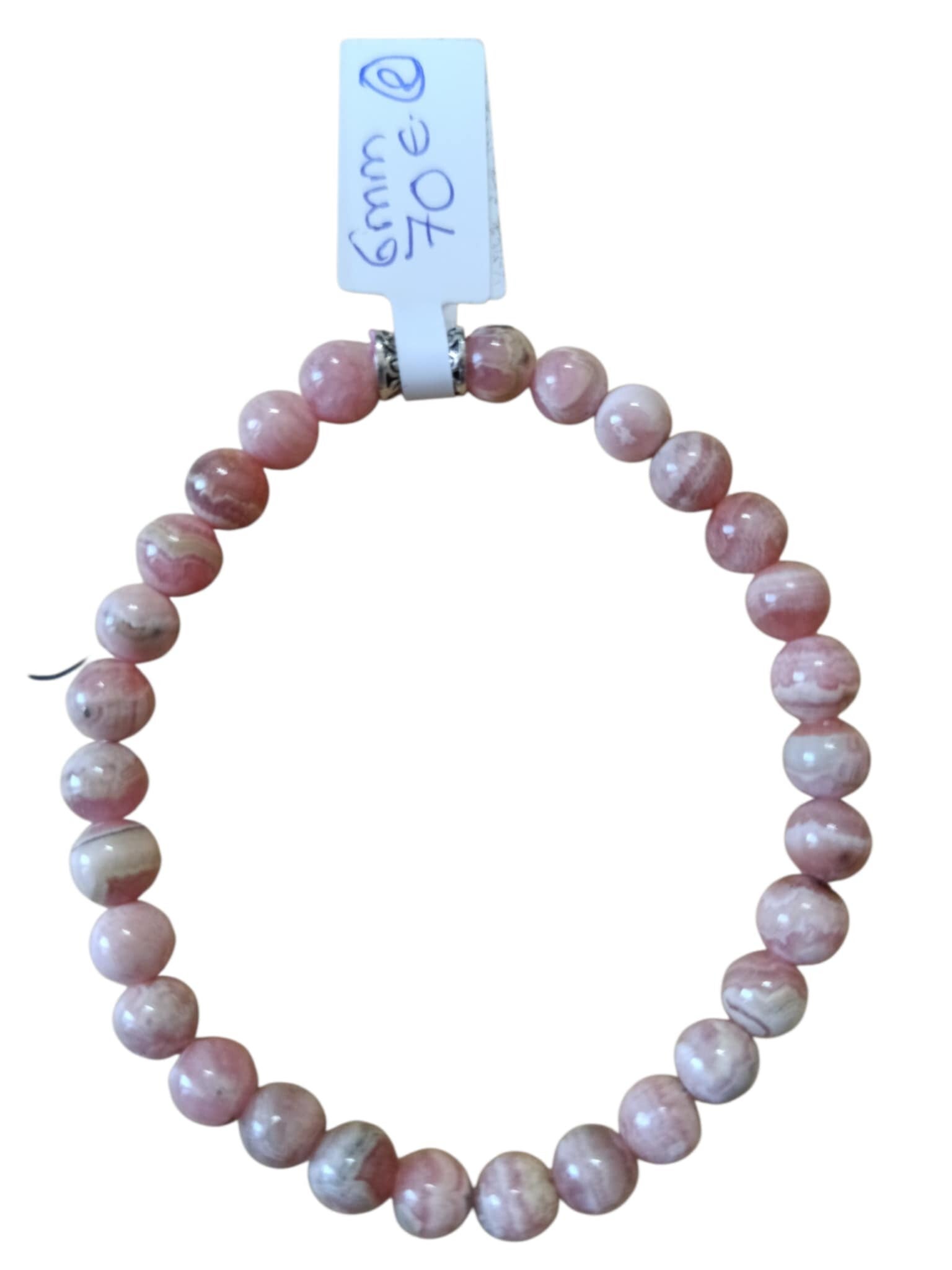 Bracelet Rhodochrosite 6mm Certifié (2)