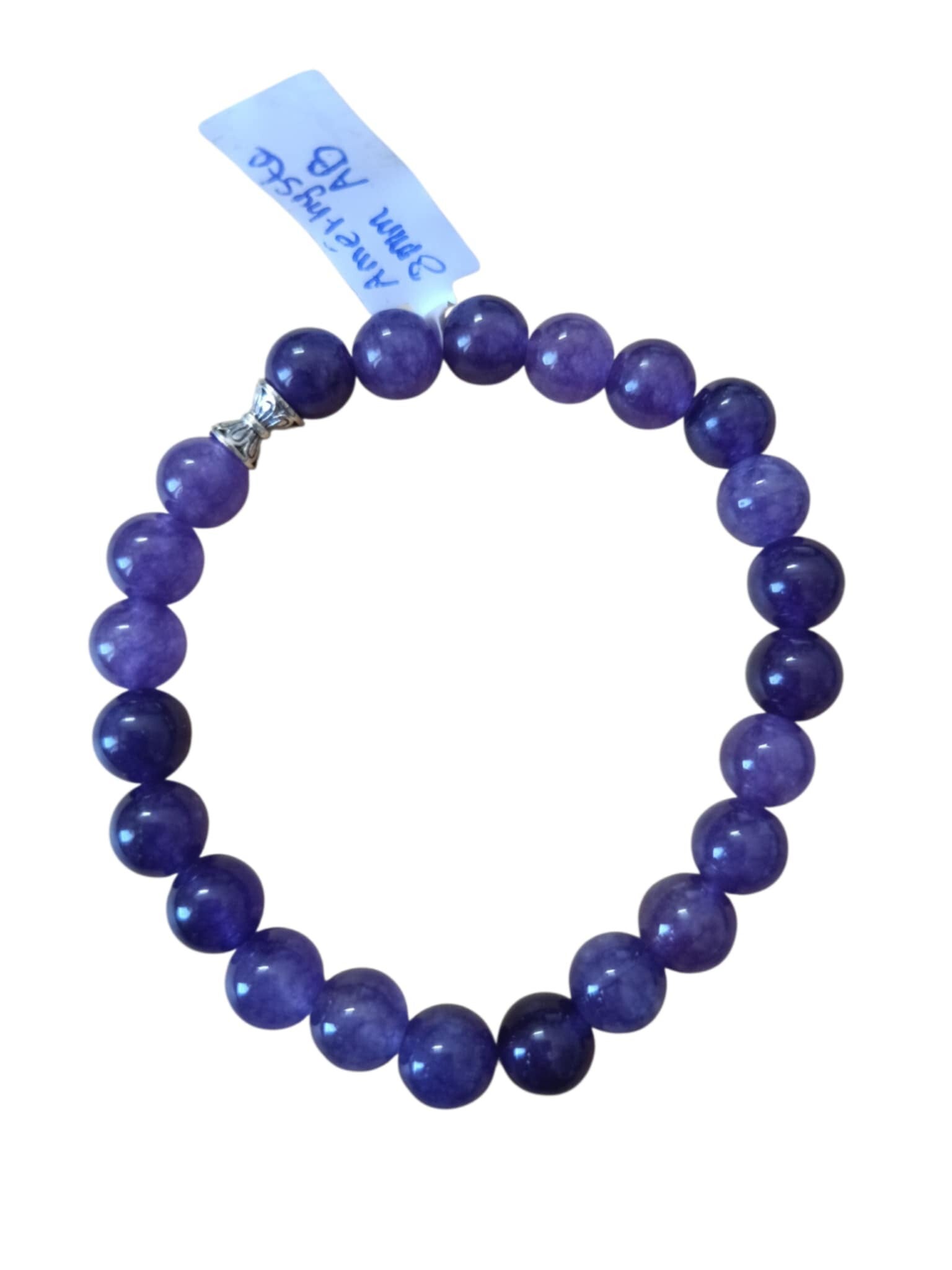 Bracelet Améthyste 8mm Grade AB