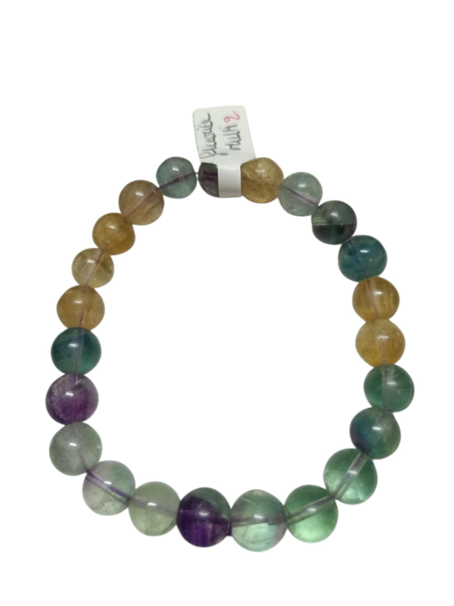 Bracelet Fluorite Arc-en-Ciel 9mm