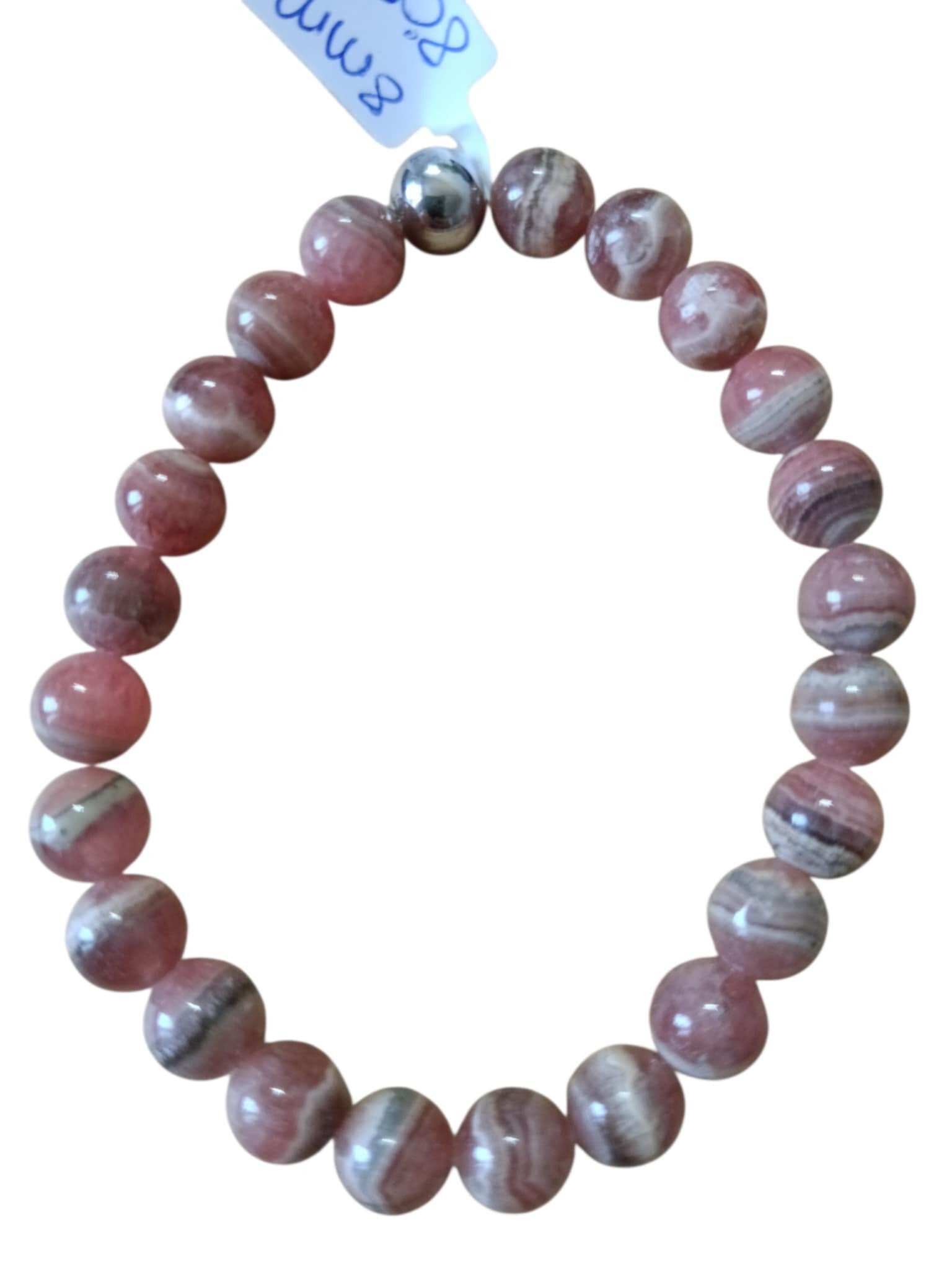 Bracelet Rhodochrosite 8mm Certifié (2)