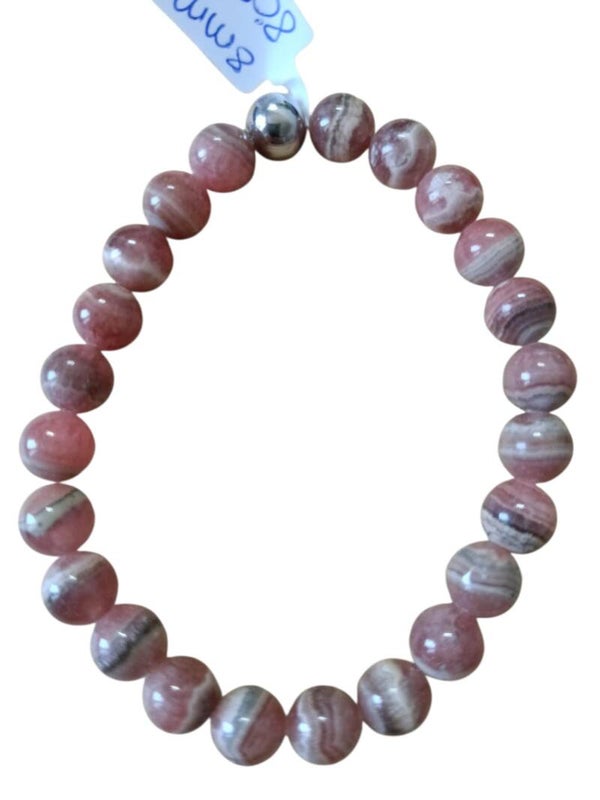Bracelet Rhodochrosite 8mm Certifié (2)