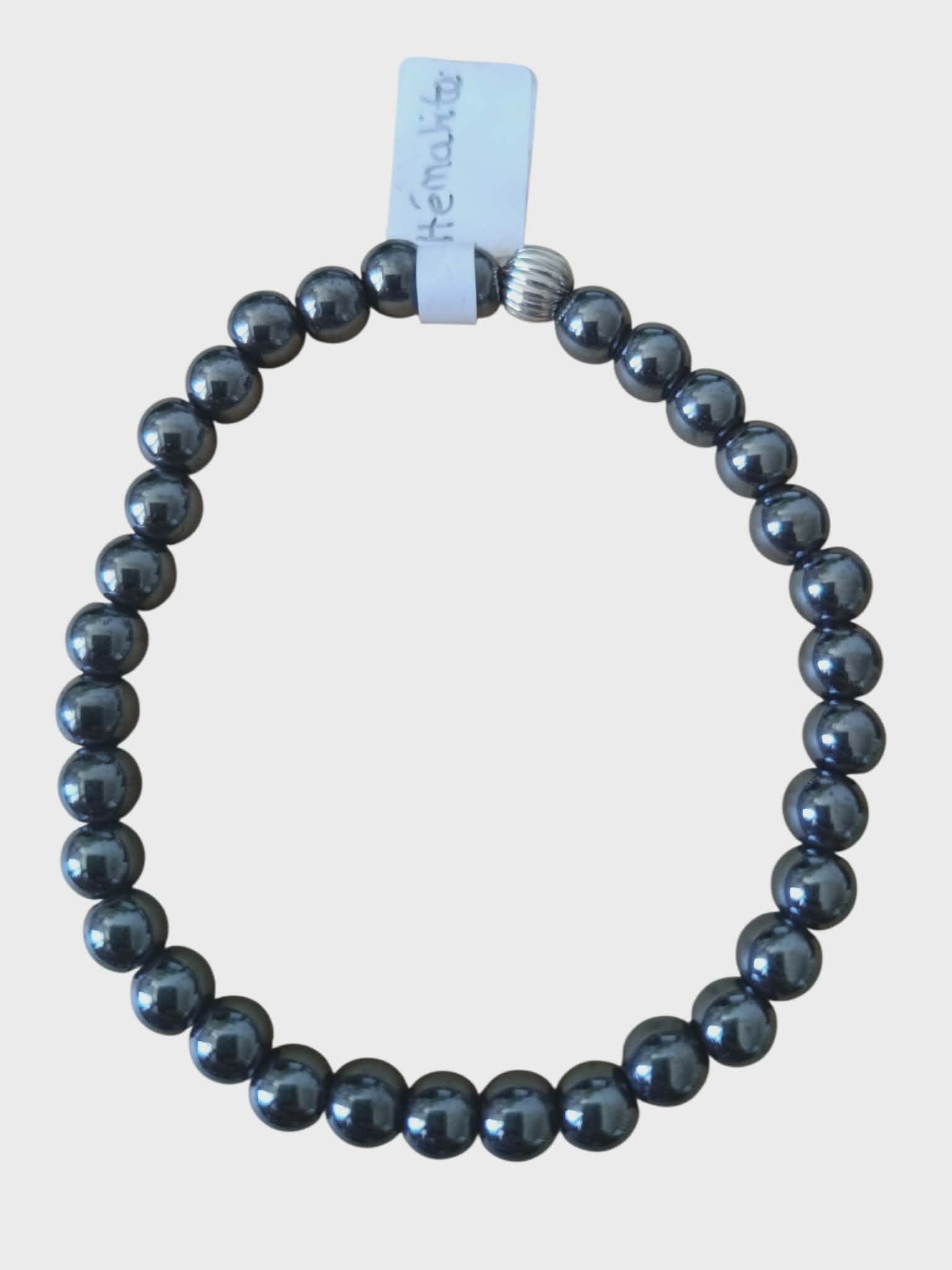 Bracelet Hématite 6mm