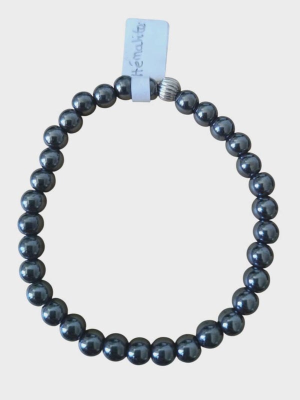 Bracelet Hématite 6mm