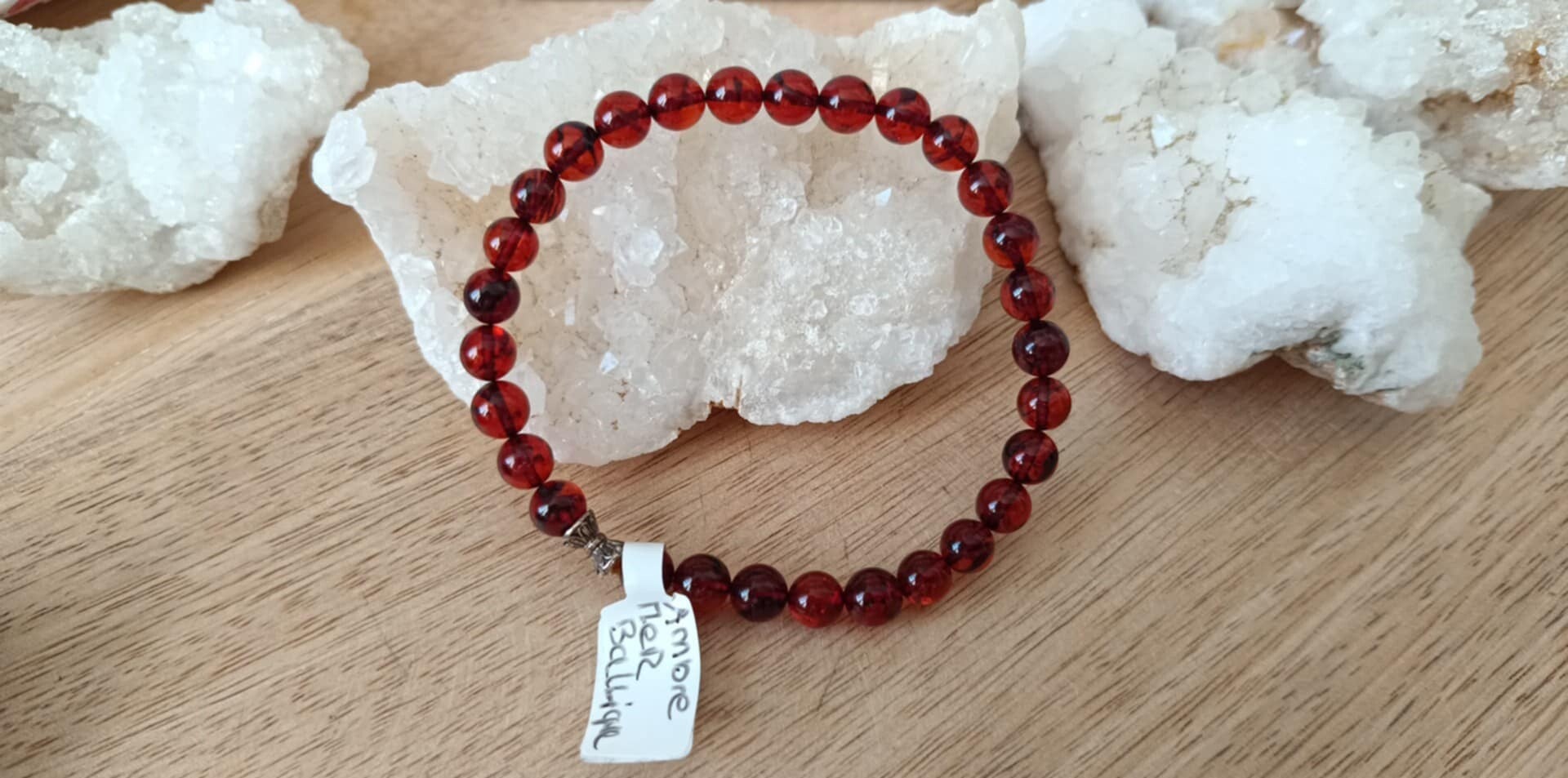 Bracelet Ambre Mer Baltique 6mm