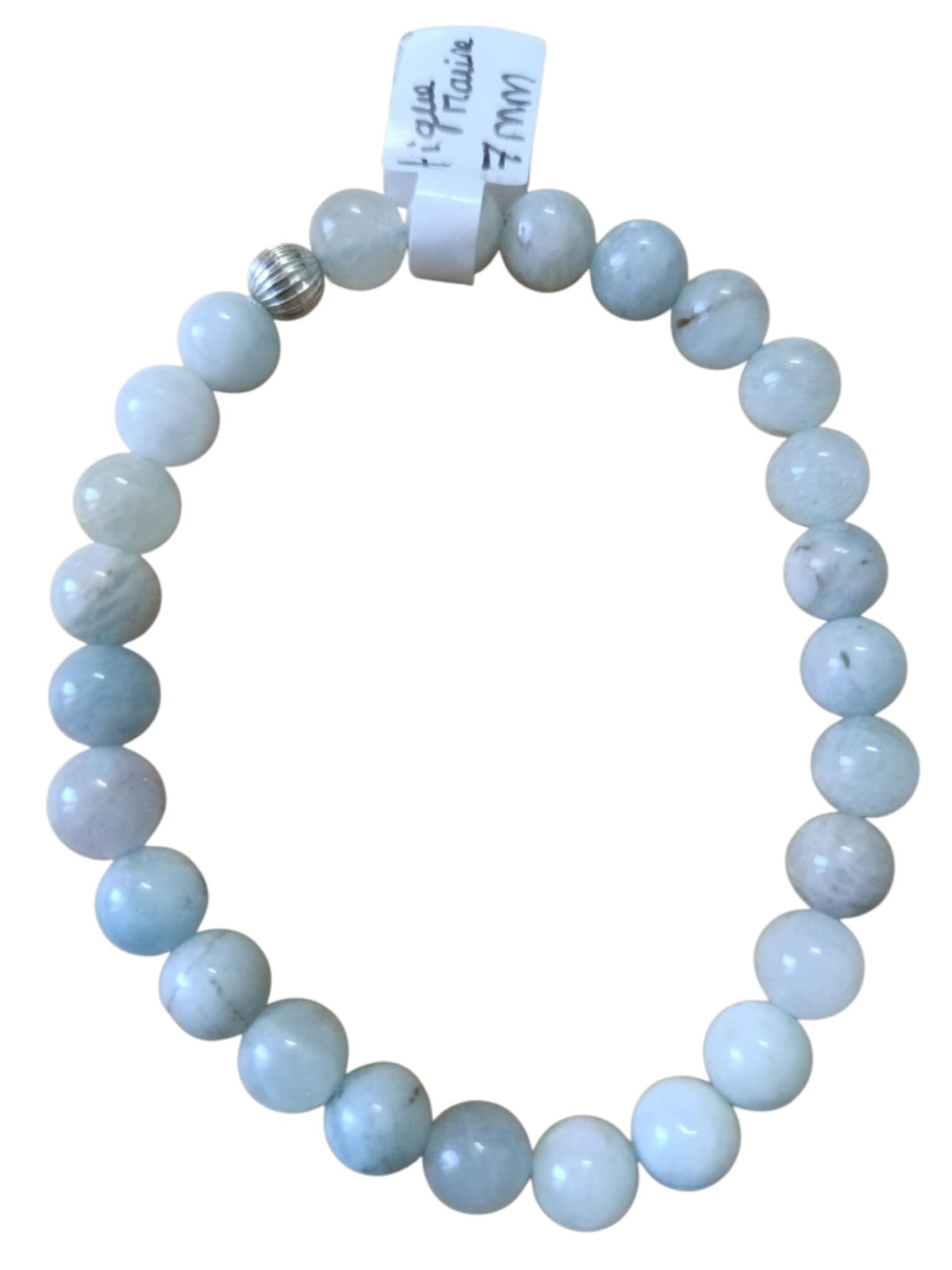 Bracelet Aigue Marine 7mm Grade AB
