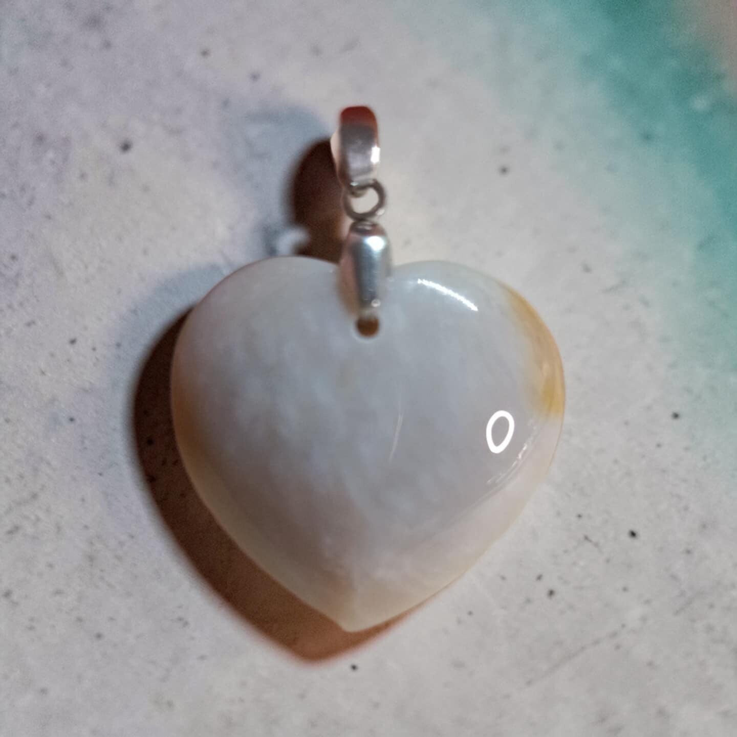 Pendentif Corail " Coeur " n°3