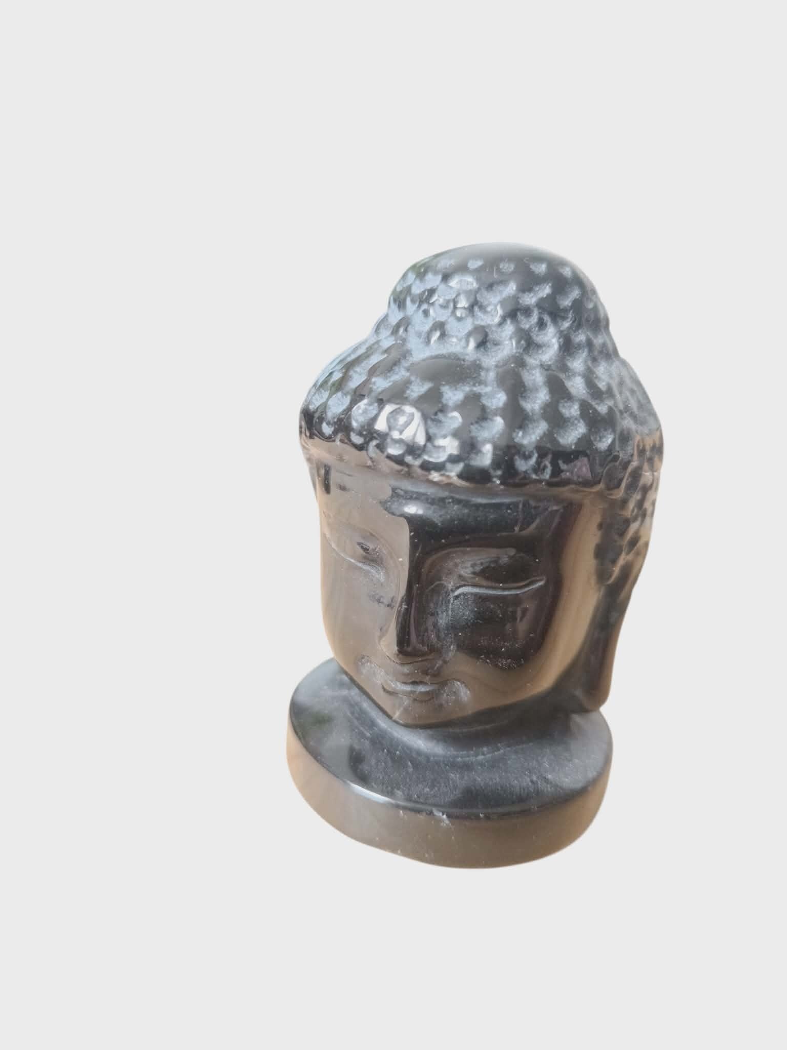 Obsidienne Noire " Tête de Bouddha "