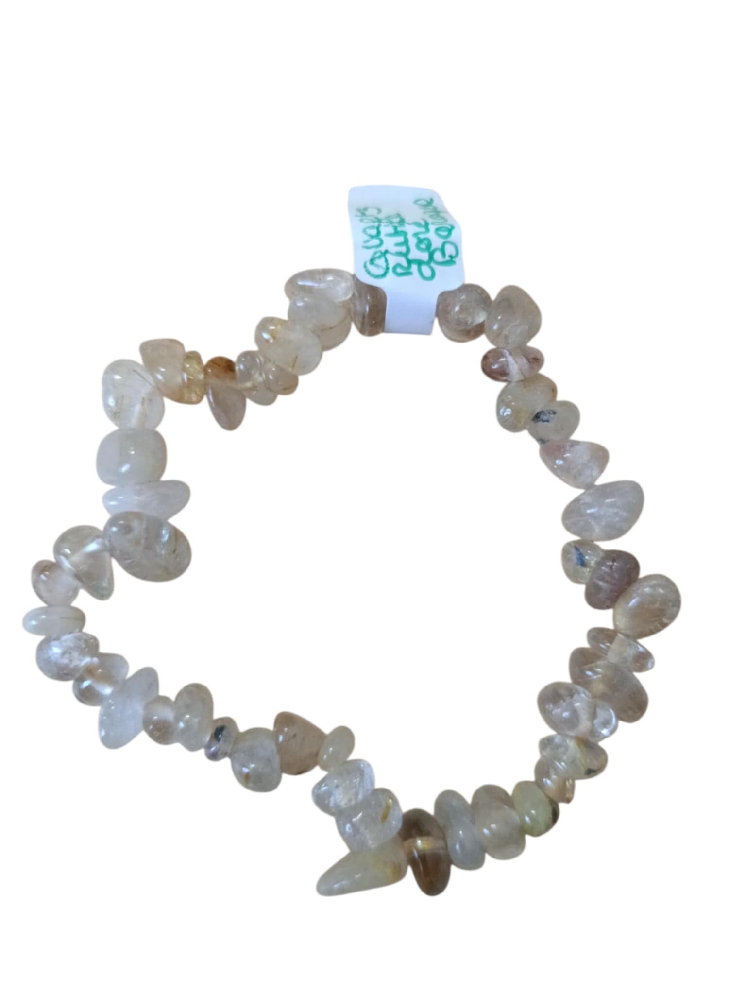Bracelet Quartz Rutile Doré Baroque