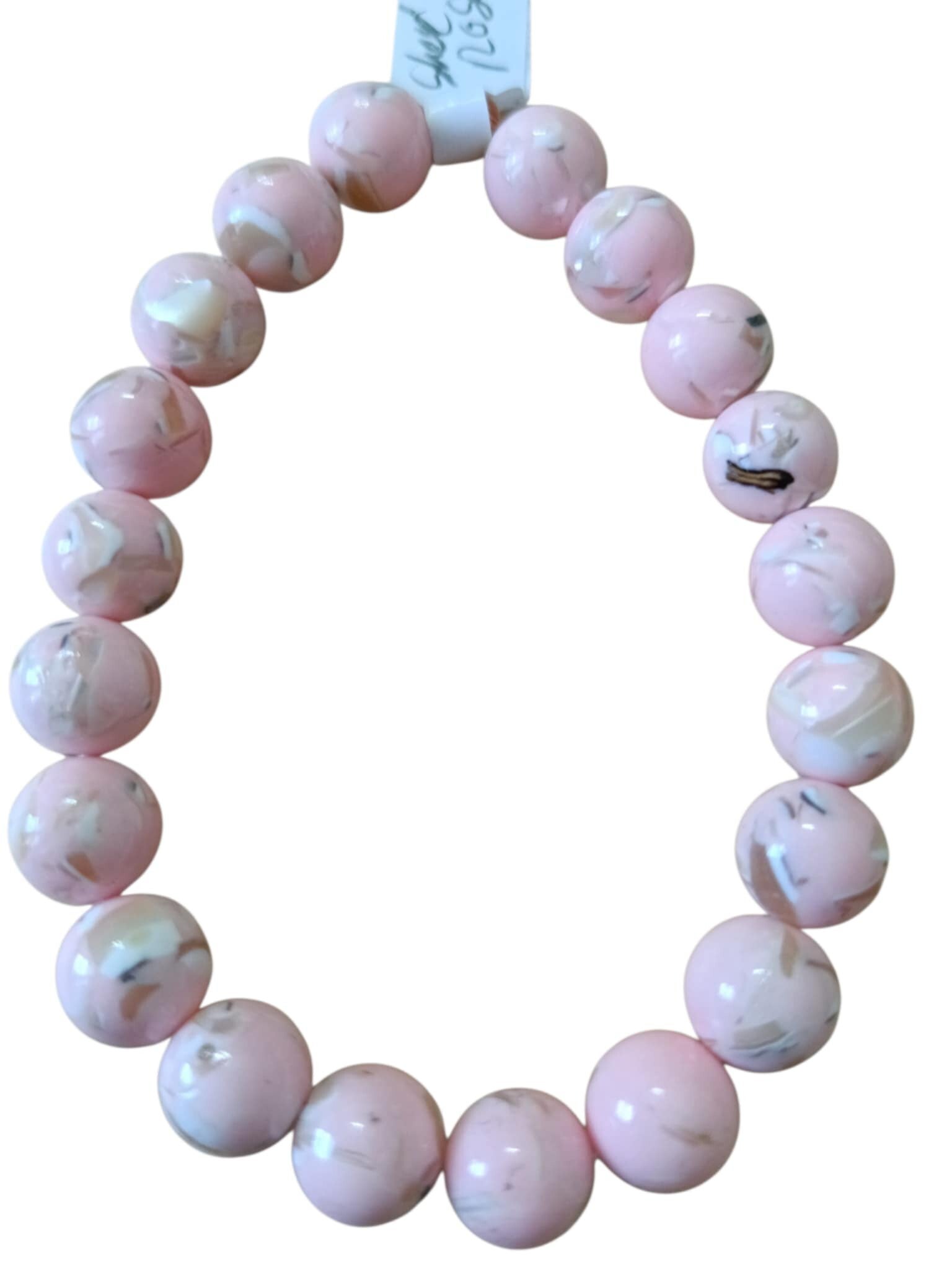 Bracelet Shell Coquillage Rose 10mm