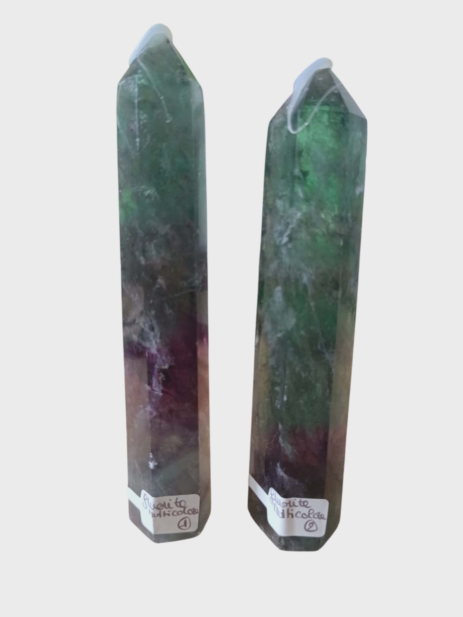 Pointes Fluorite Multicolore