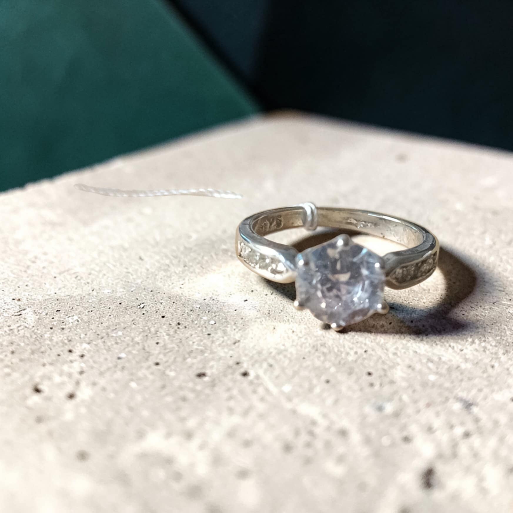 Bague Moissanite "Solitaire"
