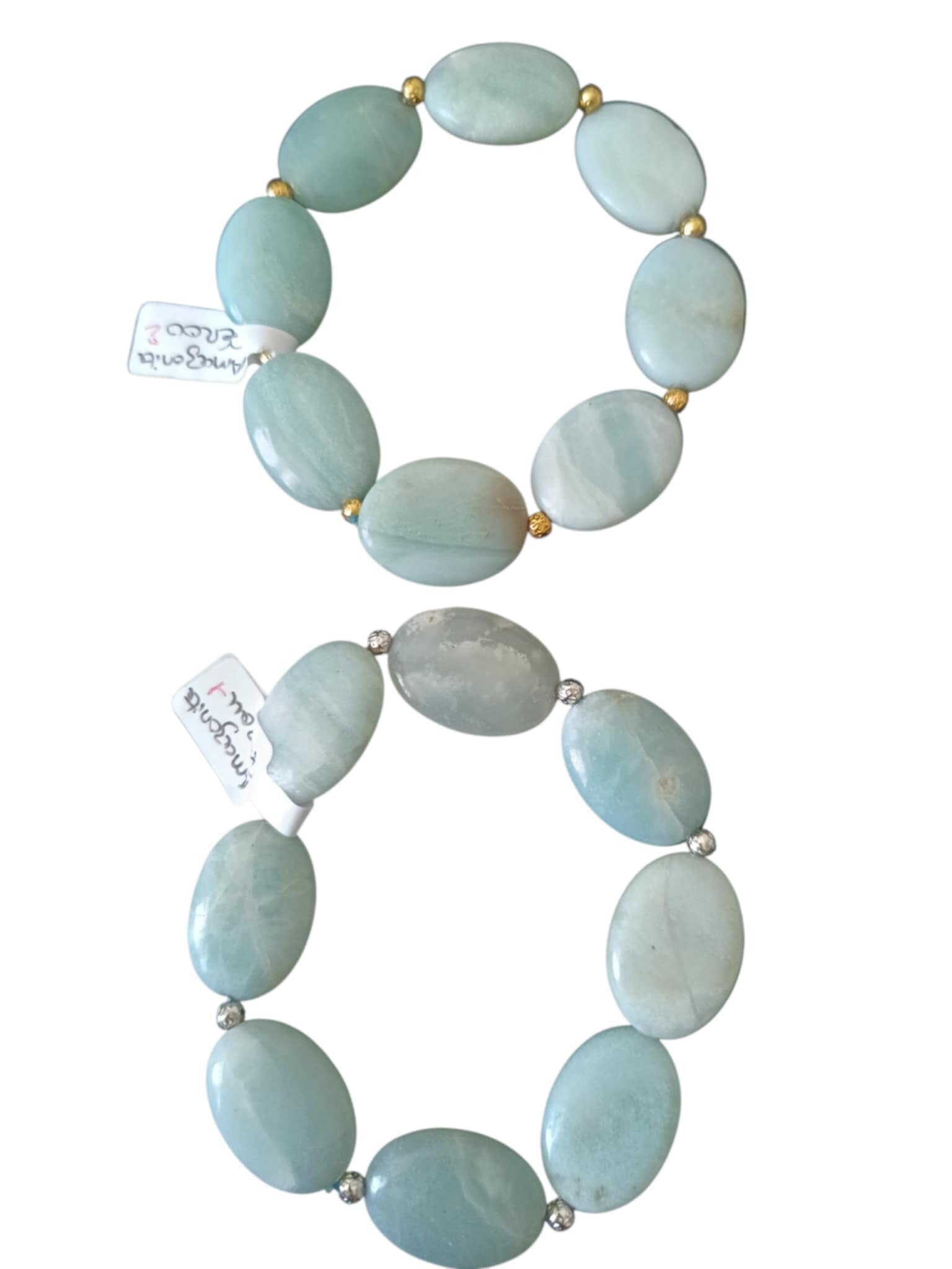 Bracelet Amazonite ovale