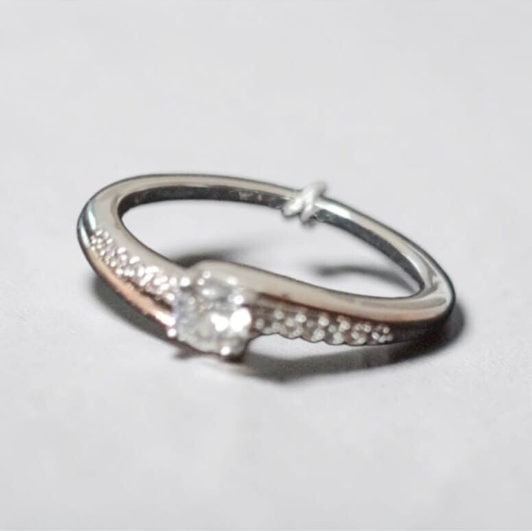 Bague Moissanite " Daphné "