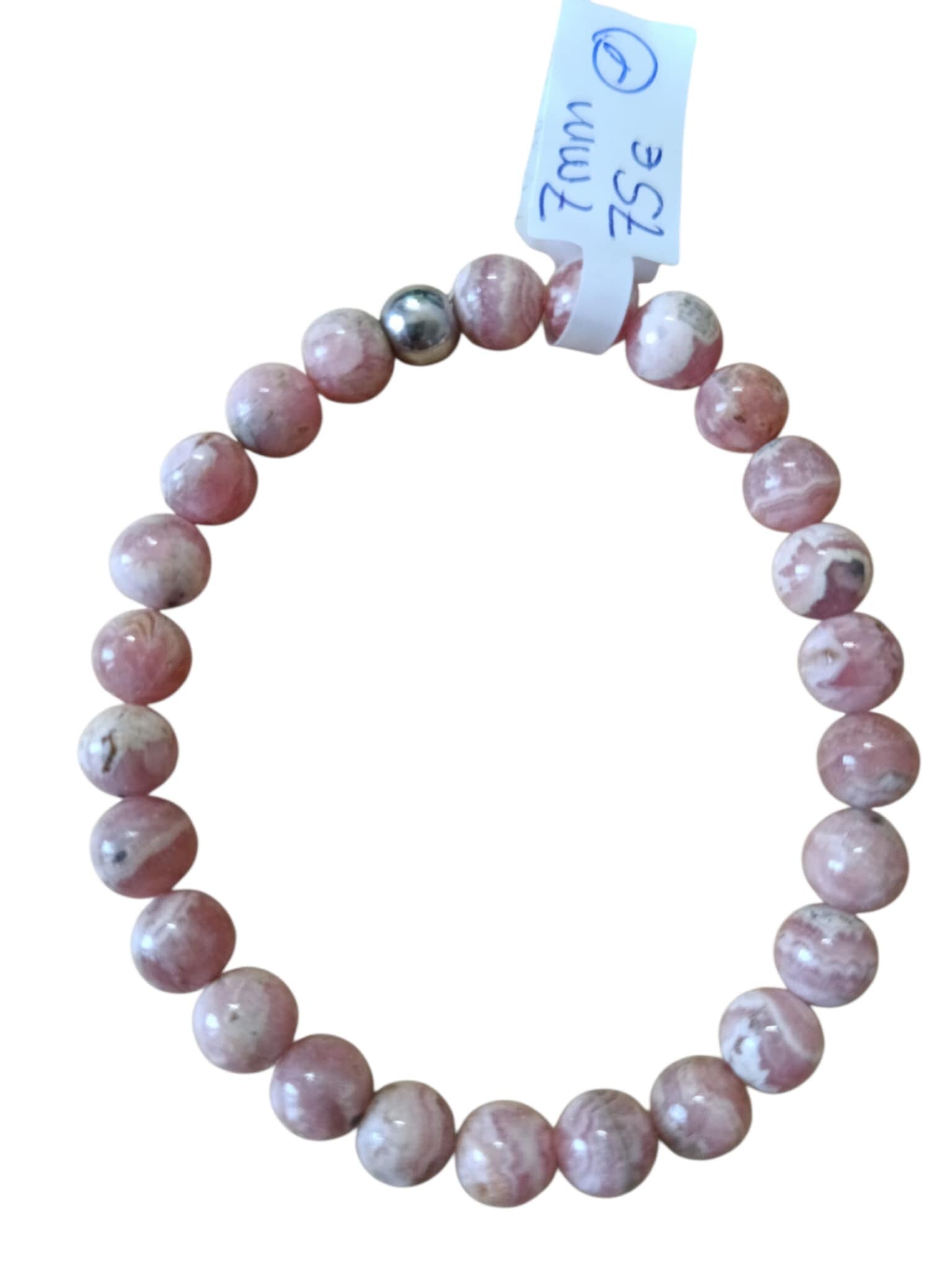 Bracelet Rhodochrosite 7mm Certifié (1)