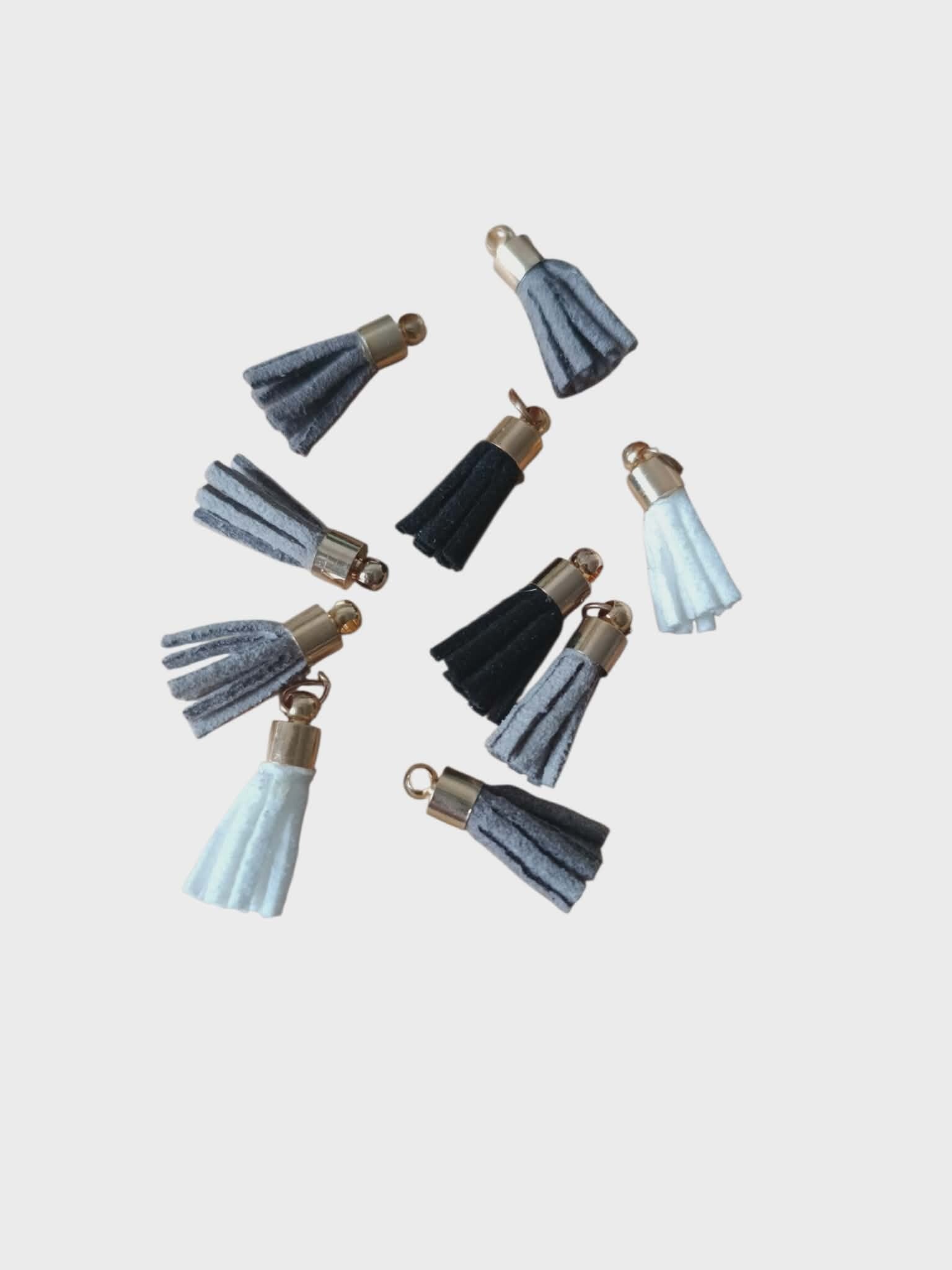 Lot 10 Pompons velours