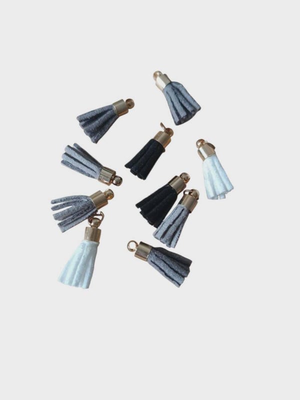 Lot 10 Pompons velours