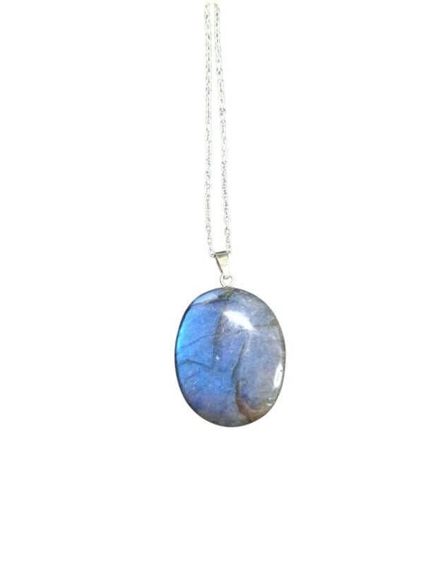 Collier Labradorite Bleue Grade AAA