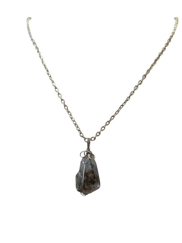 Collier Diamant Herkimer Brut