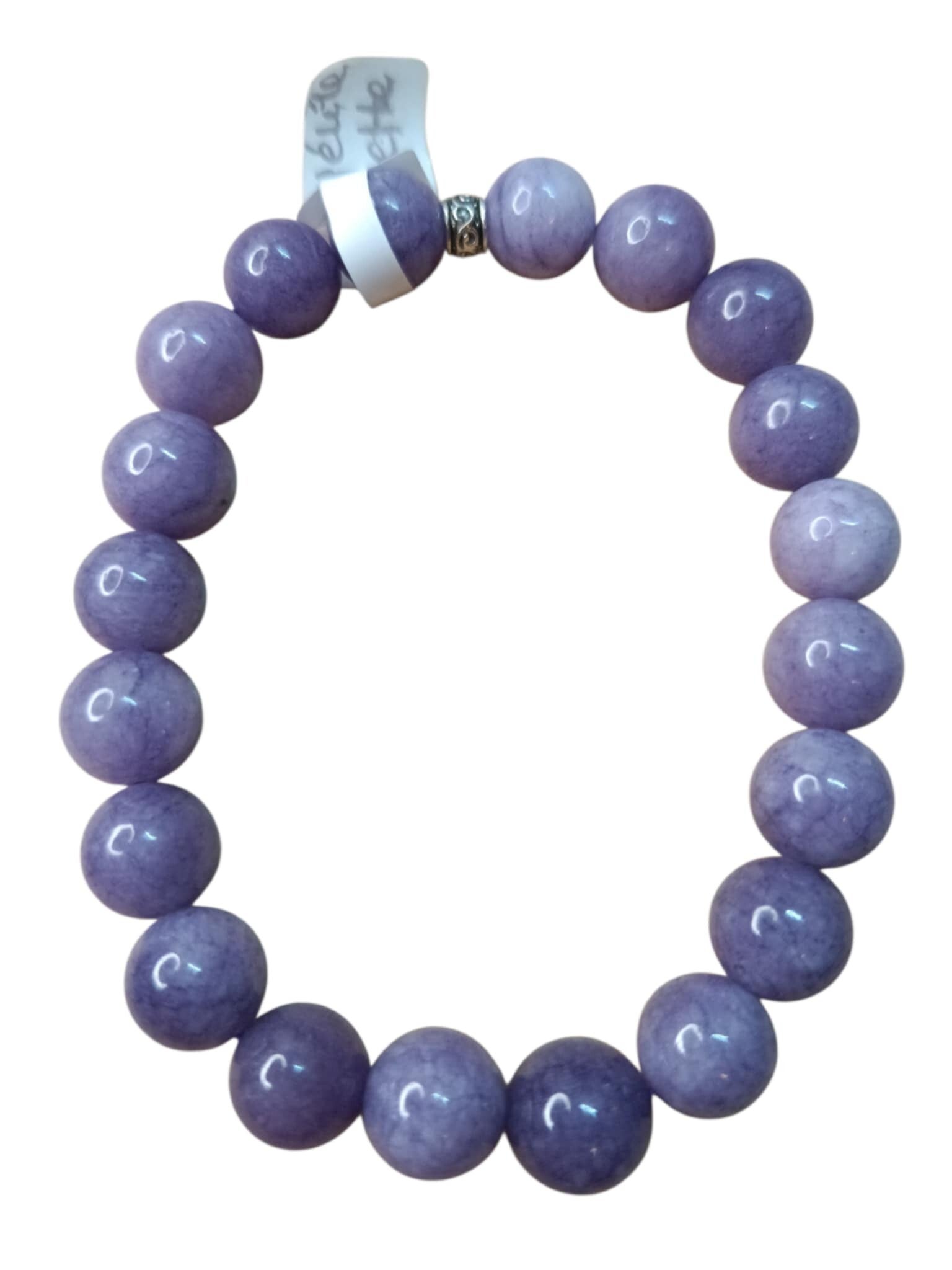 Bracelet Angelite (Anhydrite) Violette 10mm