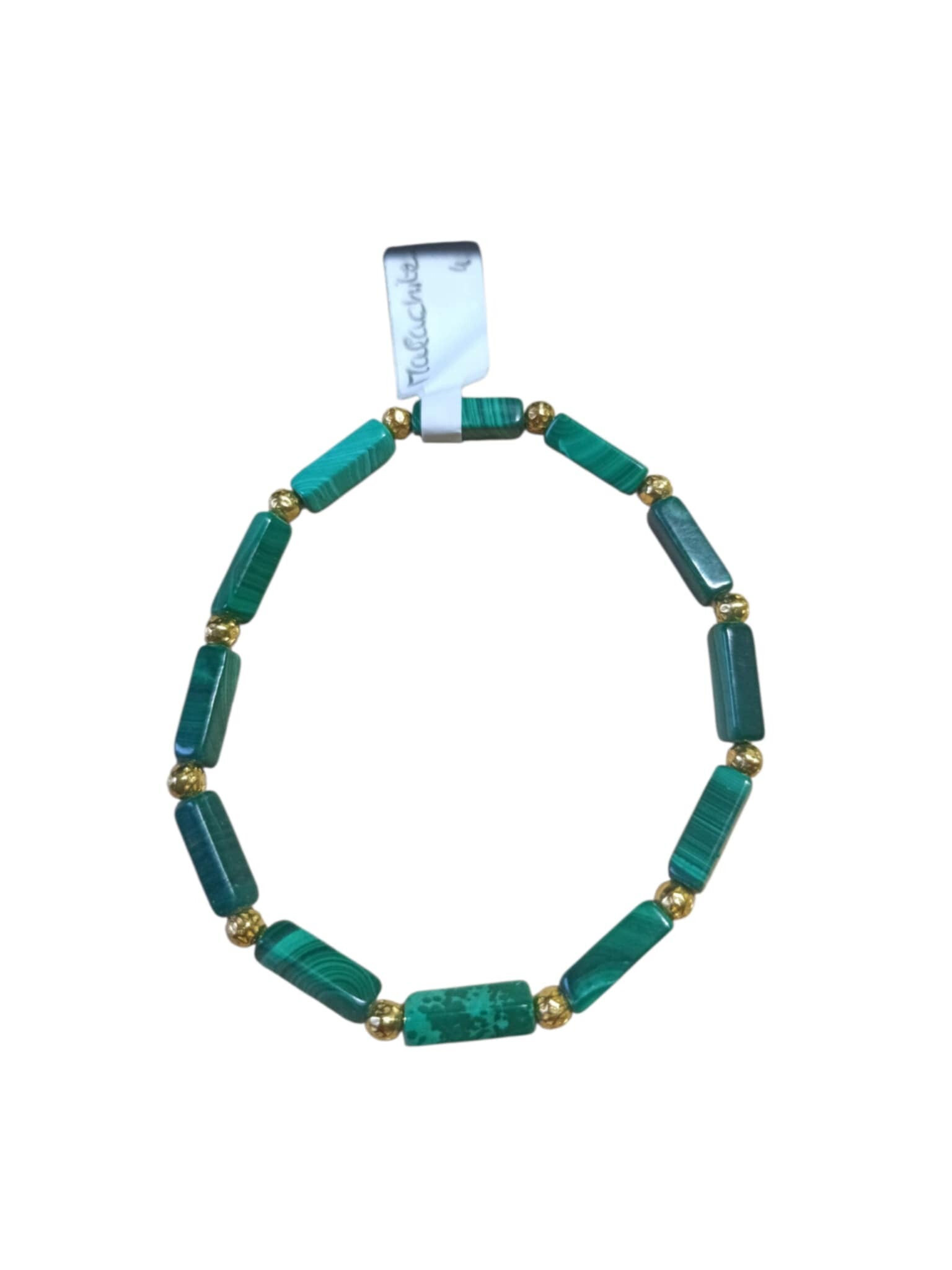 Bracelet Malachite Tube Grade B (4)