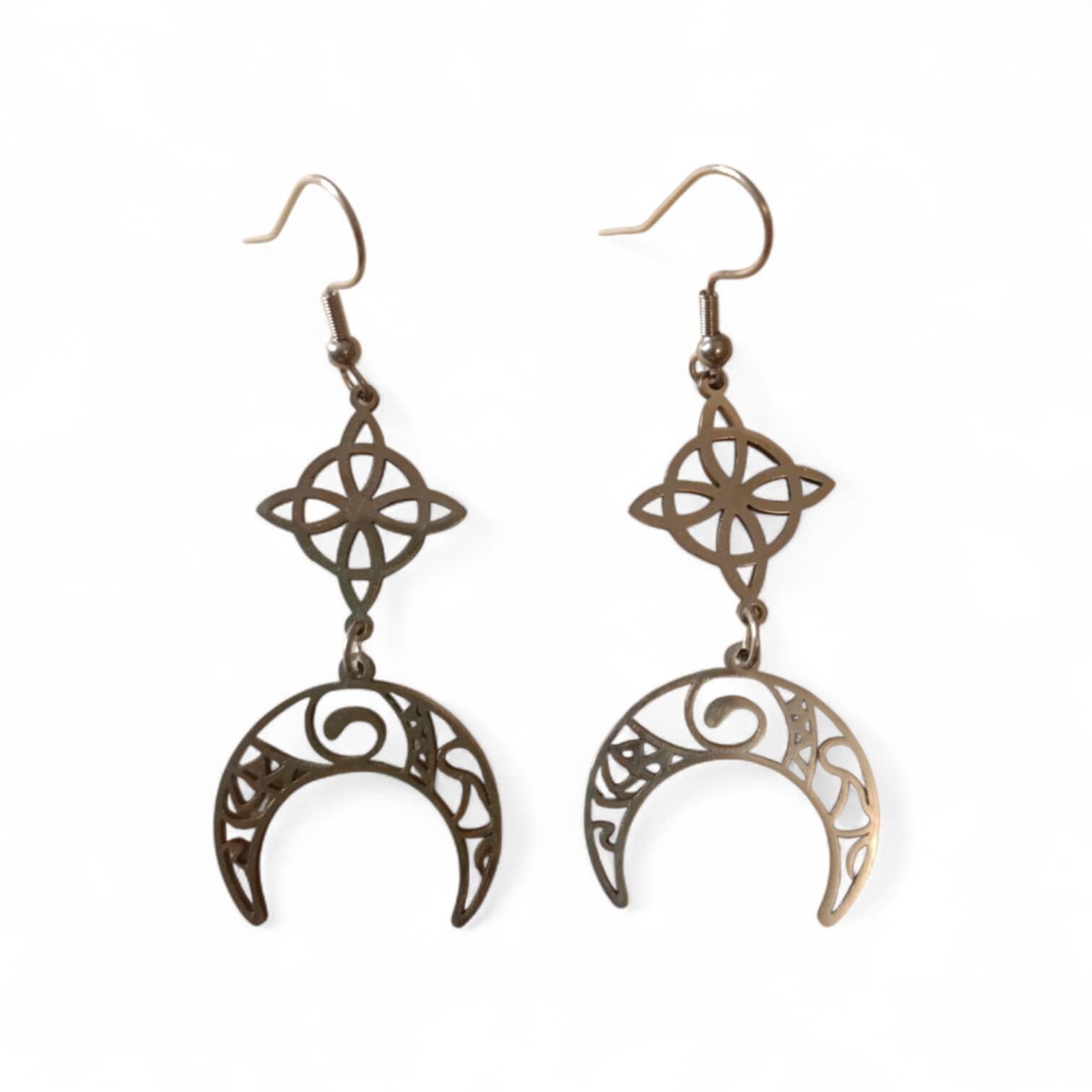 Boucles d'oreilles Lune