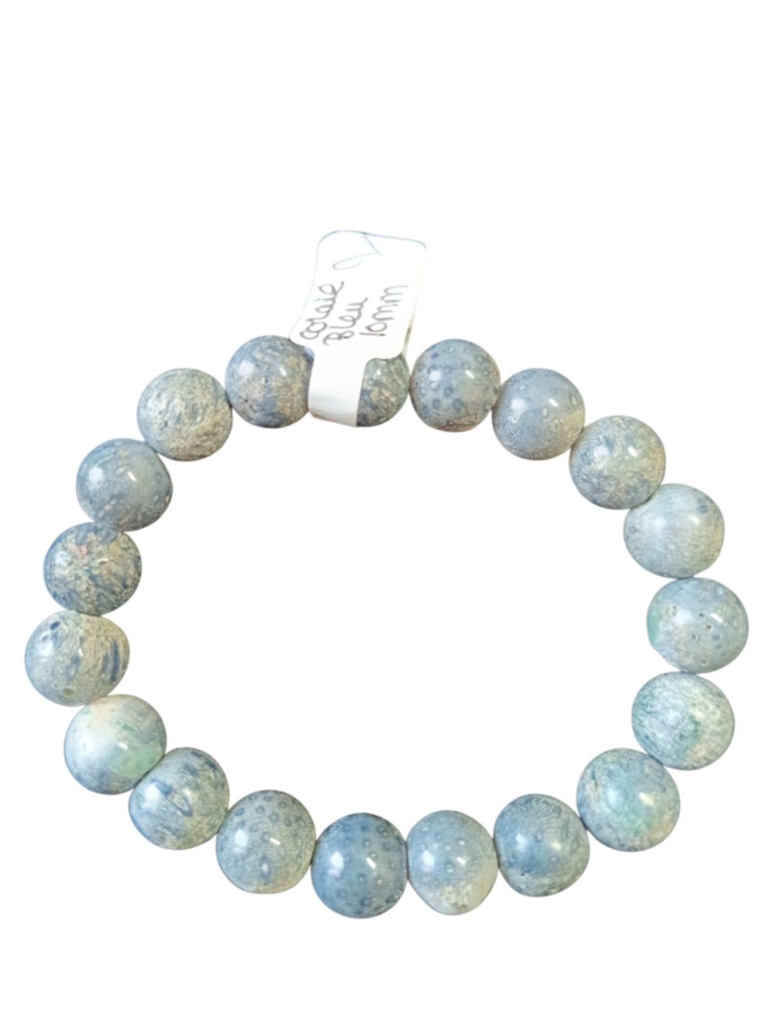 Bracelet Corail Bleu 10mm