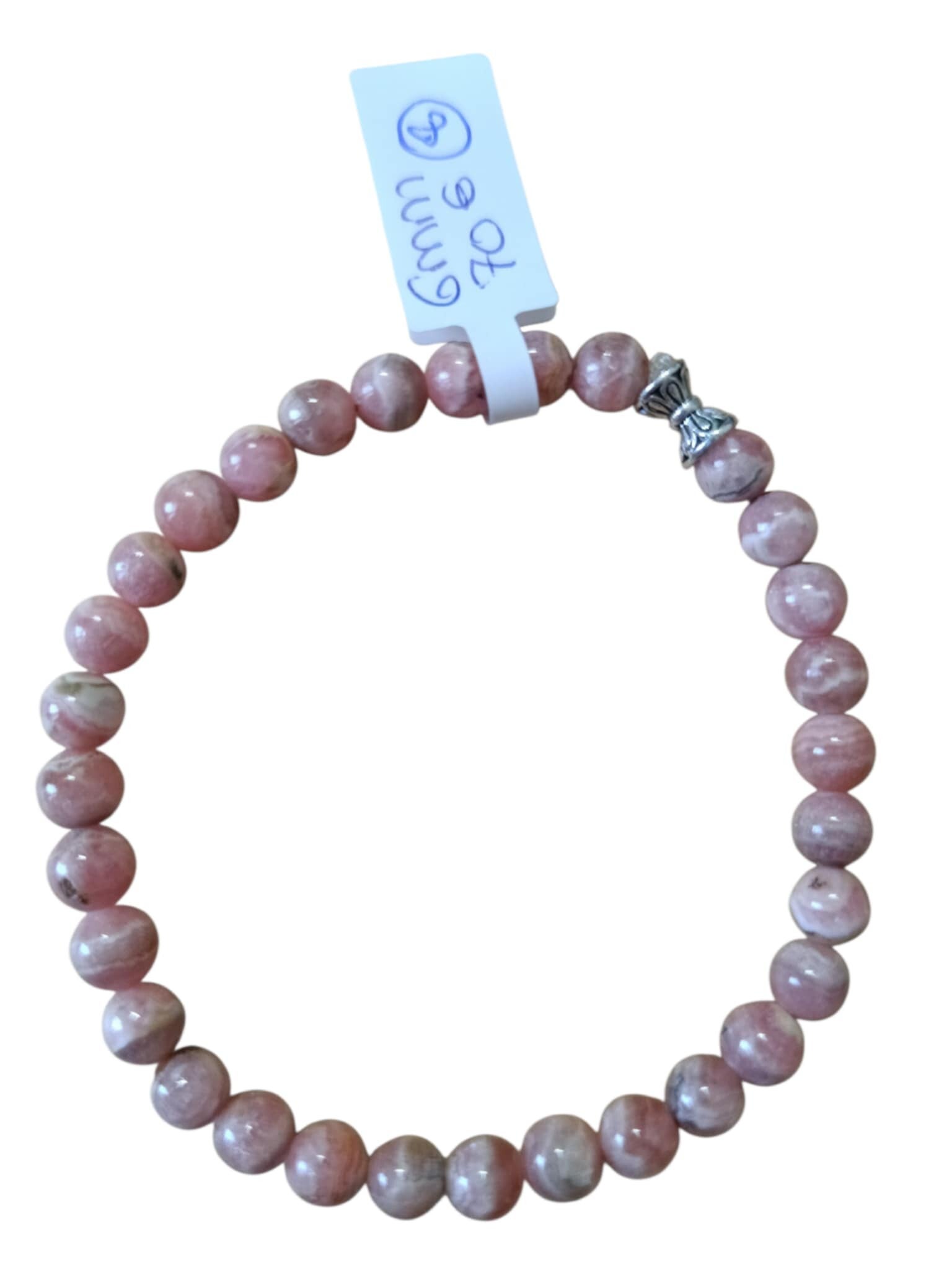 Bracelet Rhodochrosite 6mm Certifié (8)