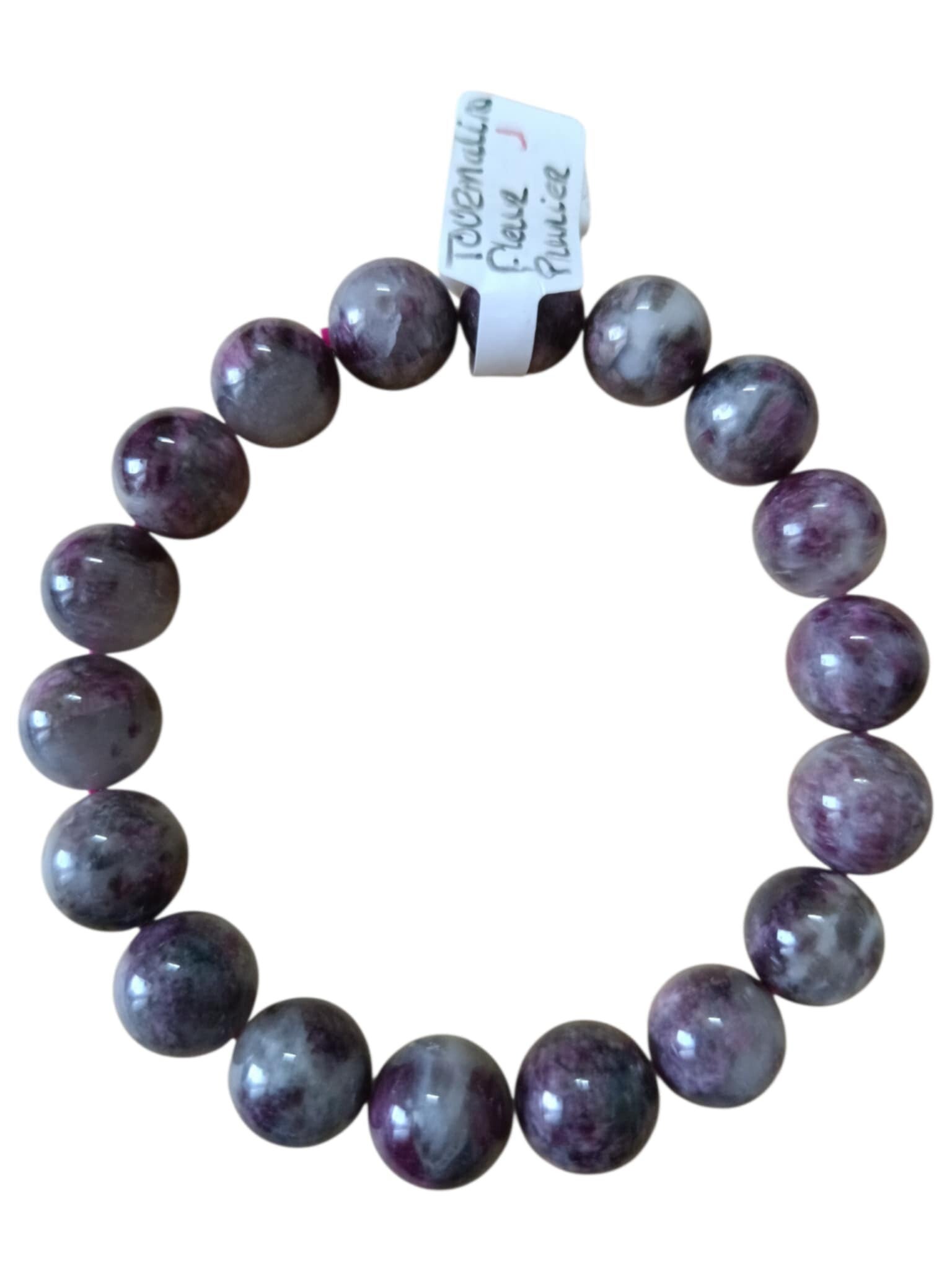 Bracelet Tourmaline Fleur de Prunier 11mm