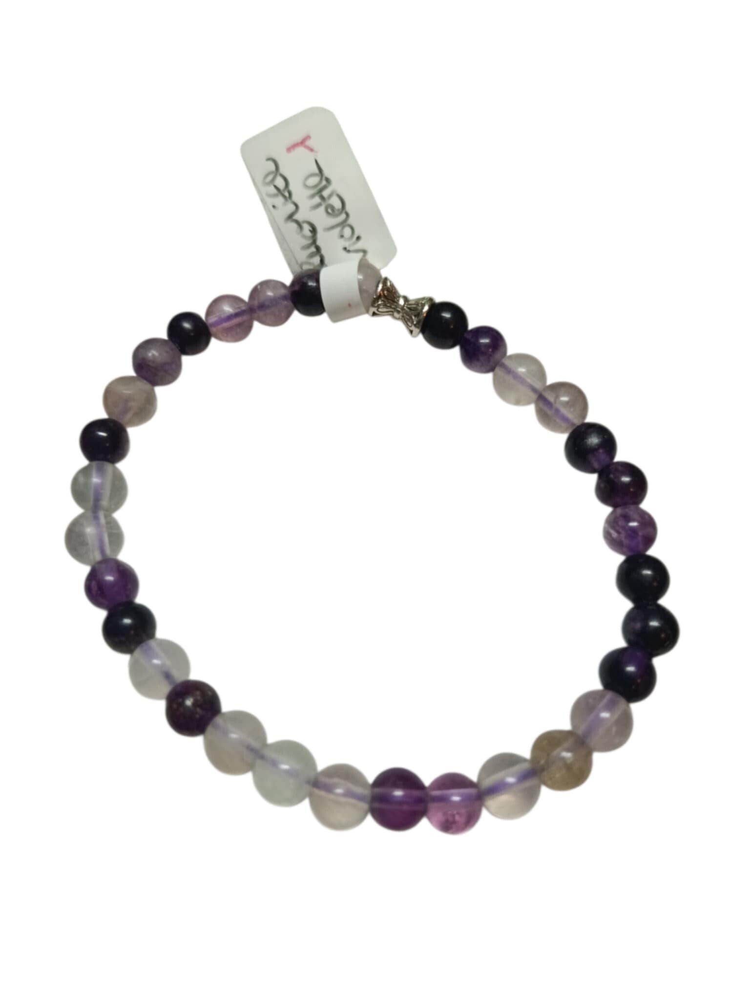 Bracelet Fluorite Violette 6mm
