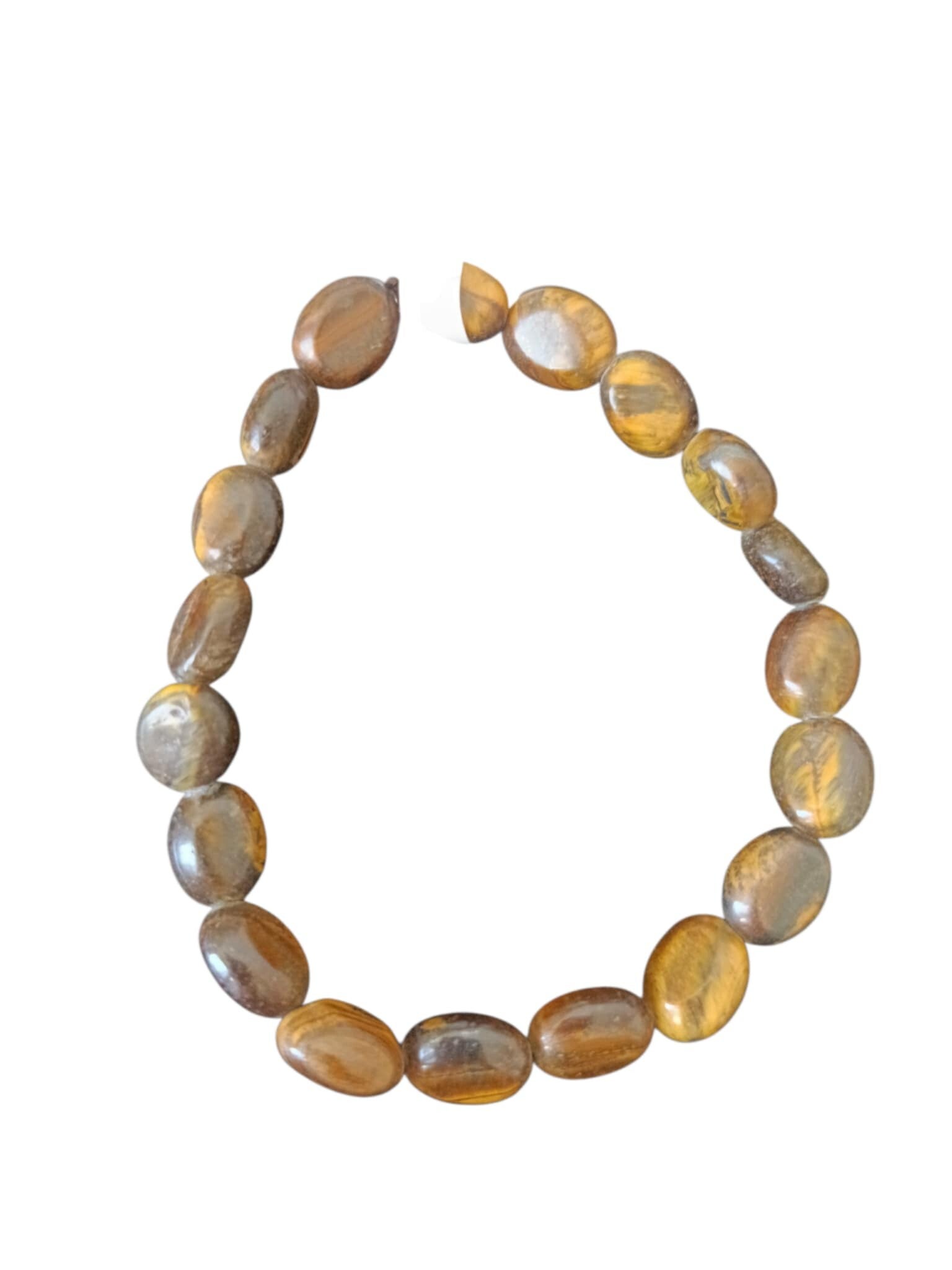 Bracelet Oeil de Tigre Grain de Café