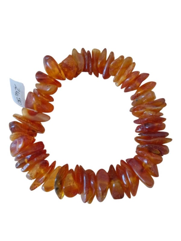 Bracelet Ambre jaune Baroque grand