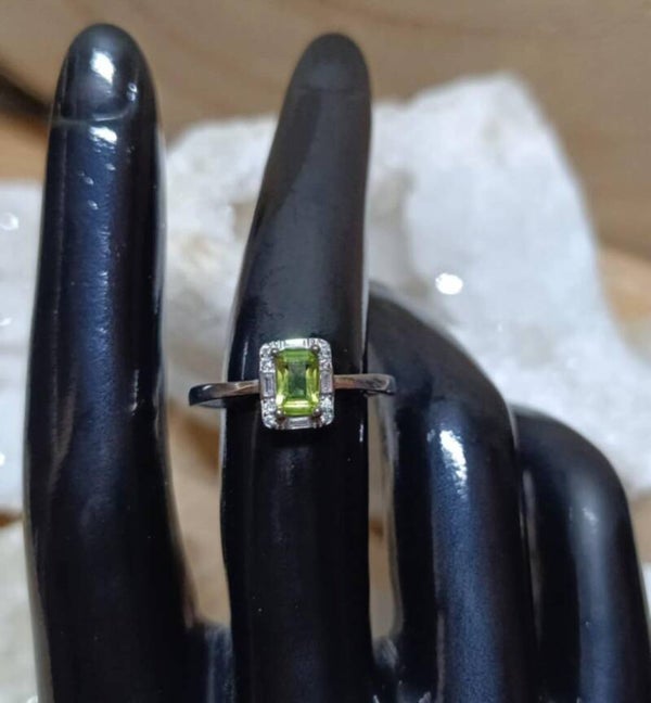 Bague Péridot Réglable