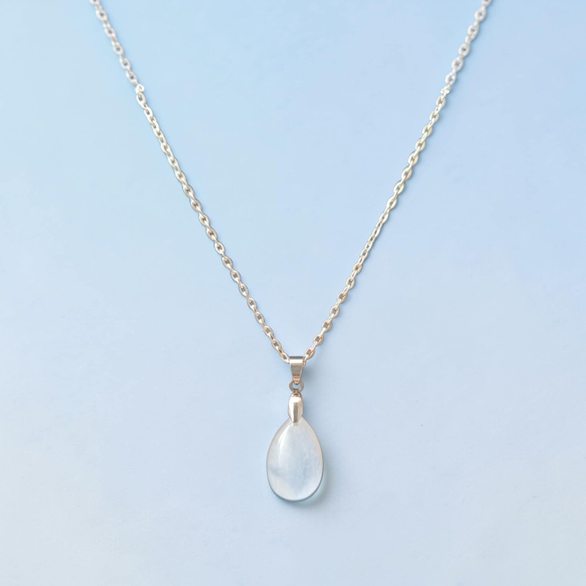 Collier Pierre de Lune Blanche