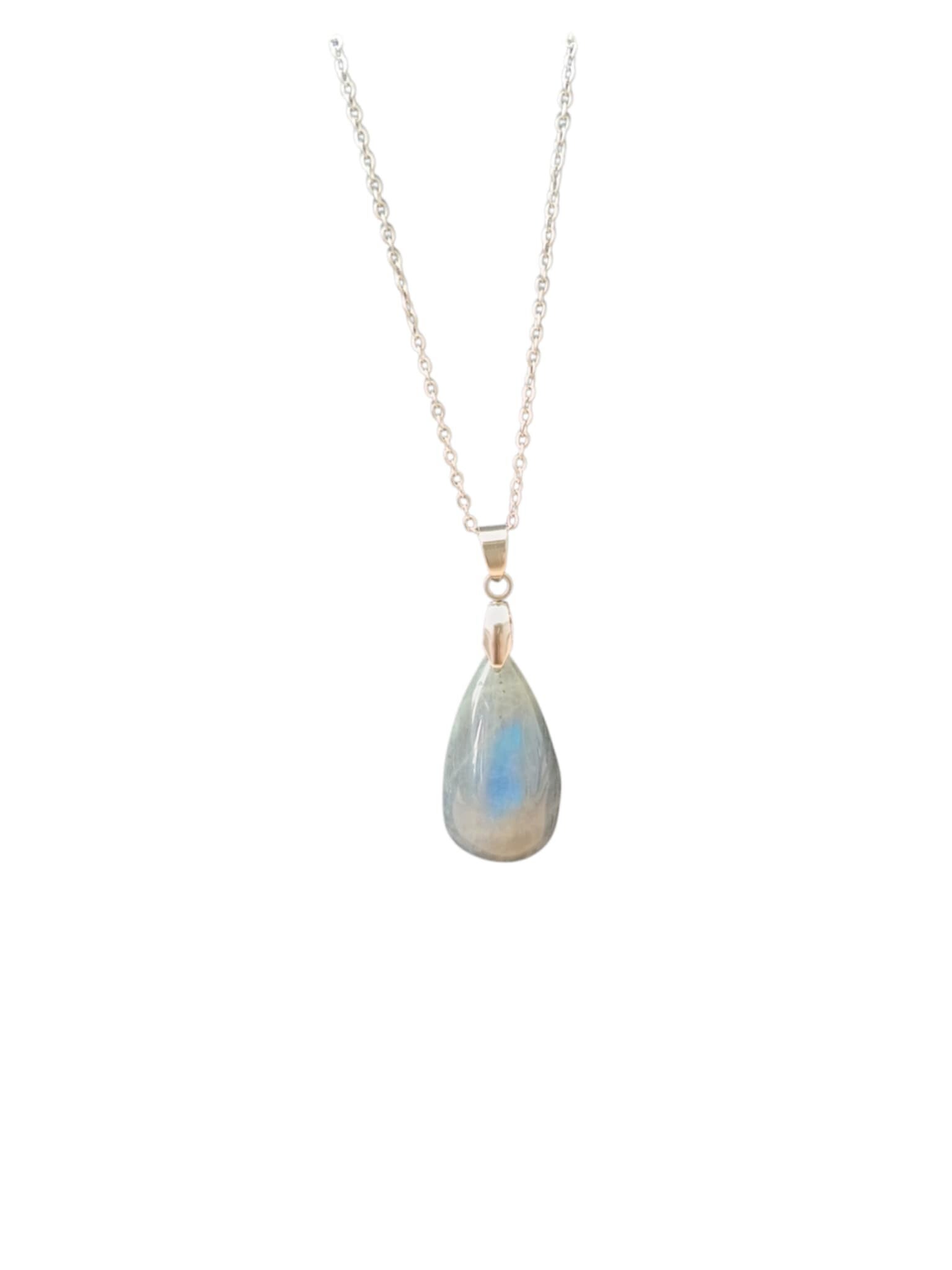 Collier Labradorite Bleue Grade A (n°1)