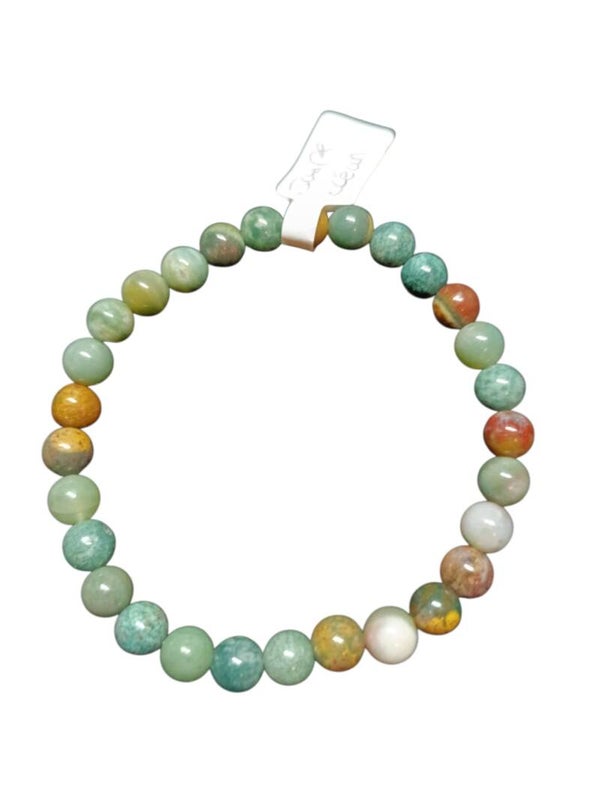 Bracelet Jaspe Océan 6mm