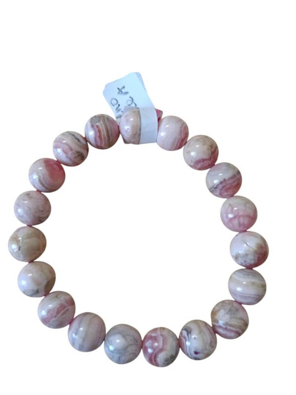 Bracelet Rhodochrosite 10mm Grade A