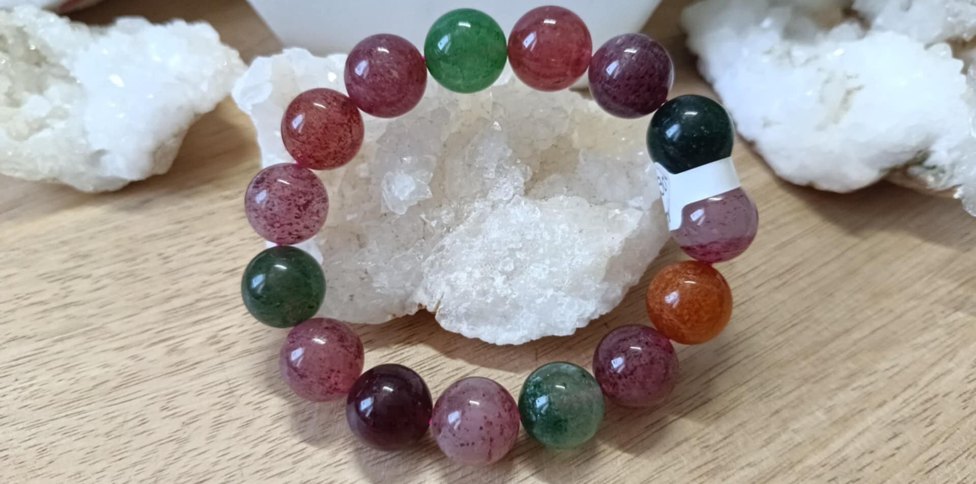 Bracelet Quartz Fraise Multicolore 14mm