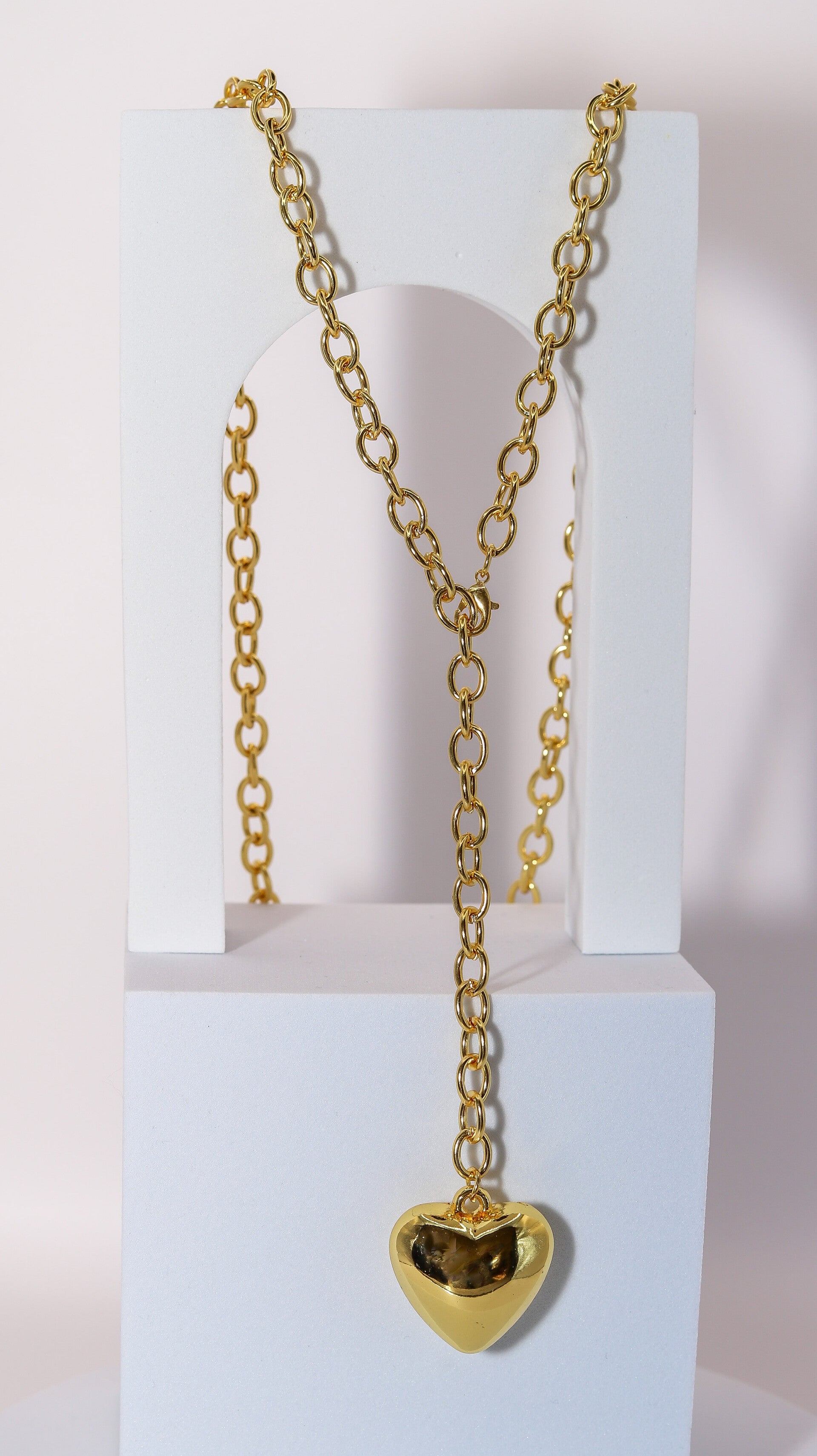 Lange schakelketting hart