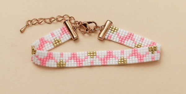 Kralen armband bloem