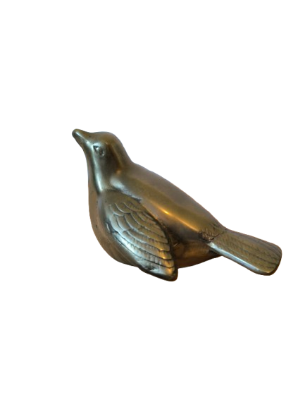 Figurine bronze oiseau