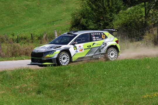 Rallye Weiz 2025 - Filip Kohn, Ross Whittock, Škoda Fabia RS Rally2