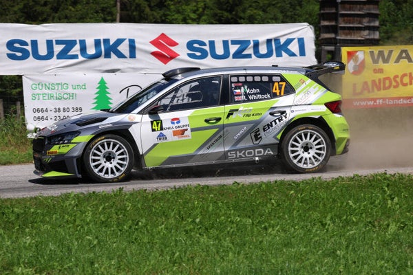 Rallye Weiz 2025 - Filip Kohn, Ross Whittock, Škoda Fabia RS Rally2
